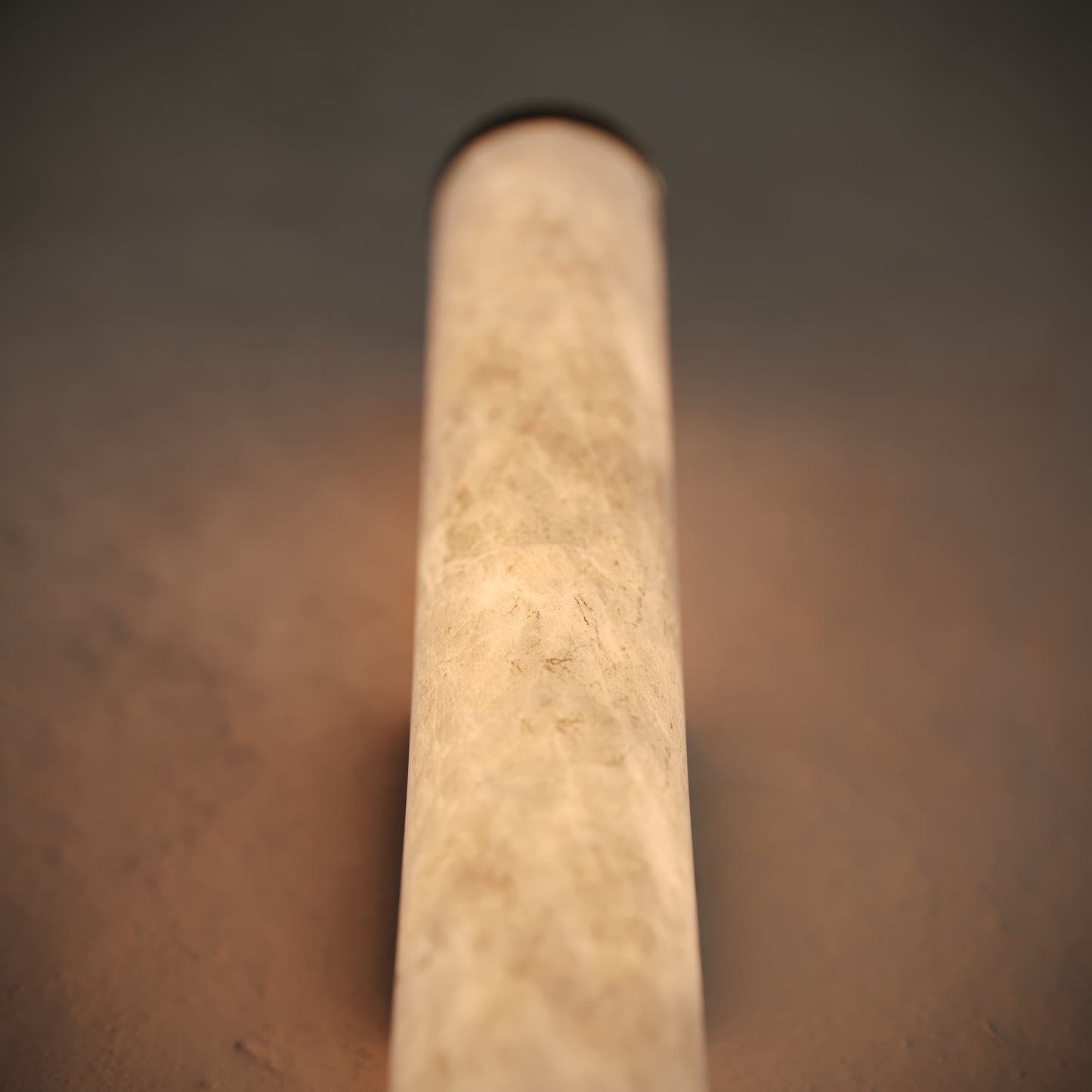 Alabastro Alabaster LED Wall Sconce Light with Burnished Brass Fittings 400mm