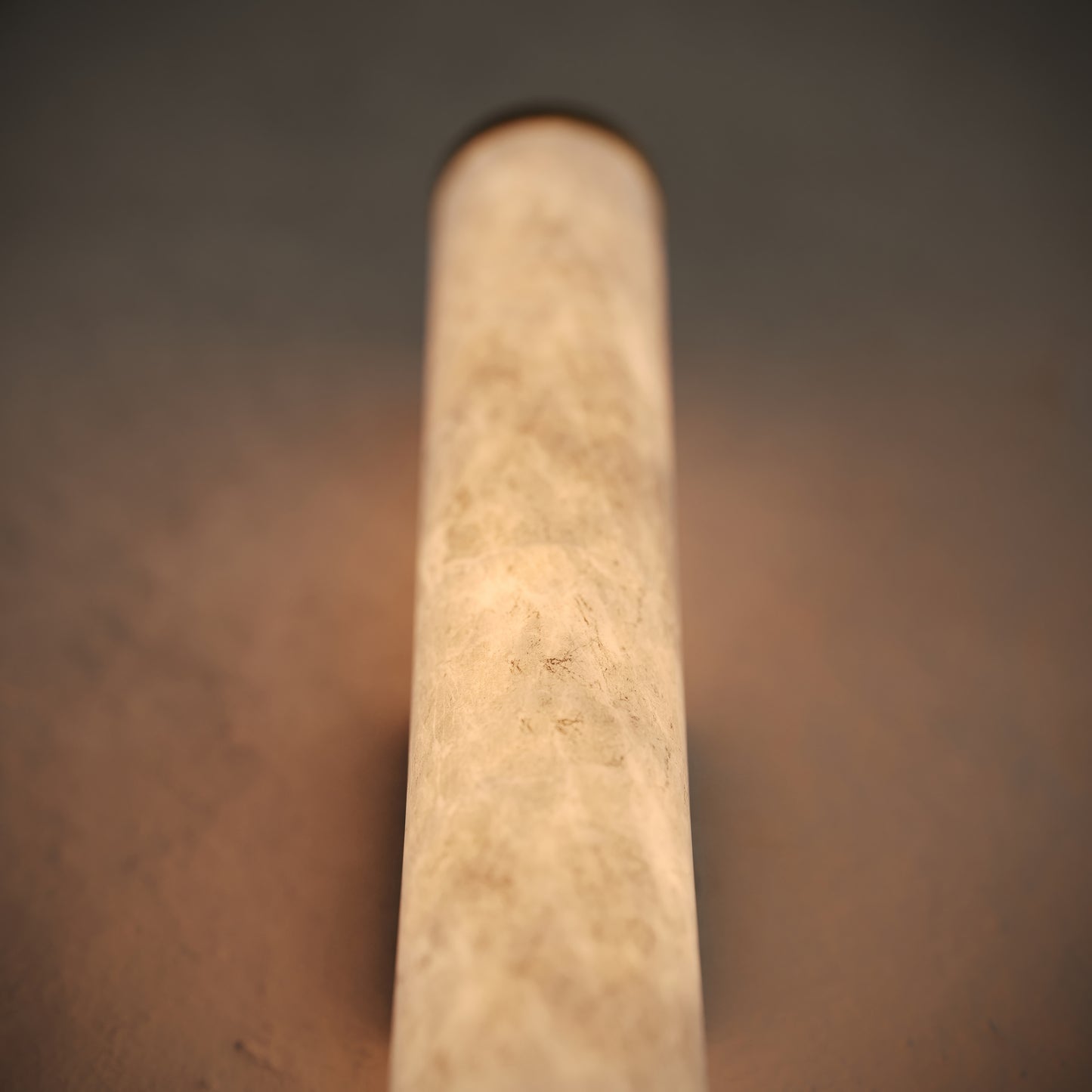 Alabastro Alabaster LED IP44 Wall Sconce Light With Brushed Gold Fittings 400mm