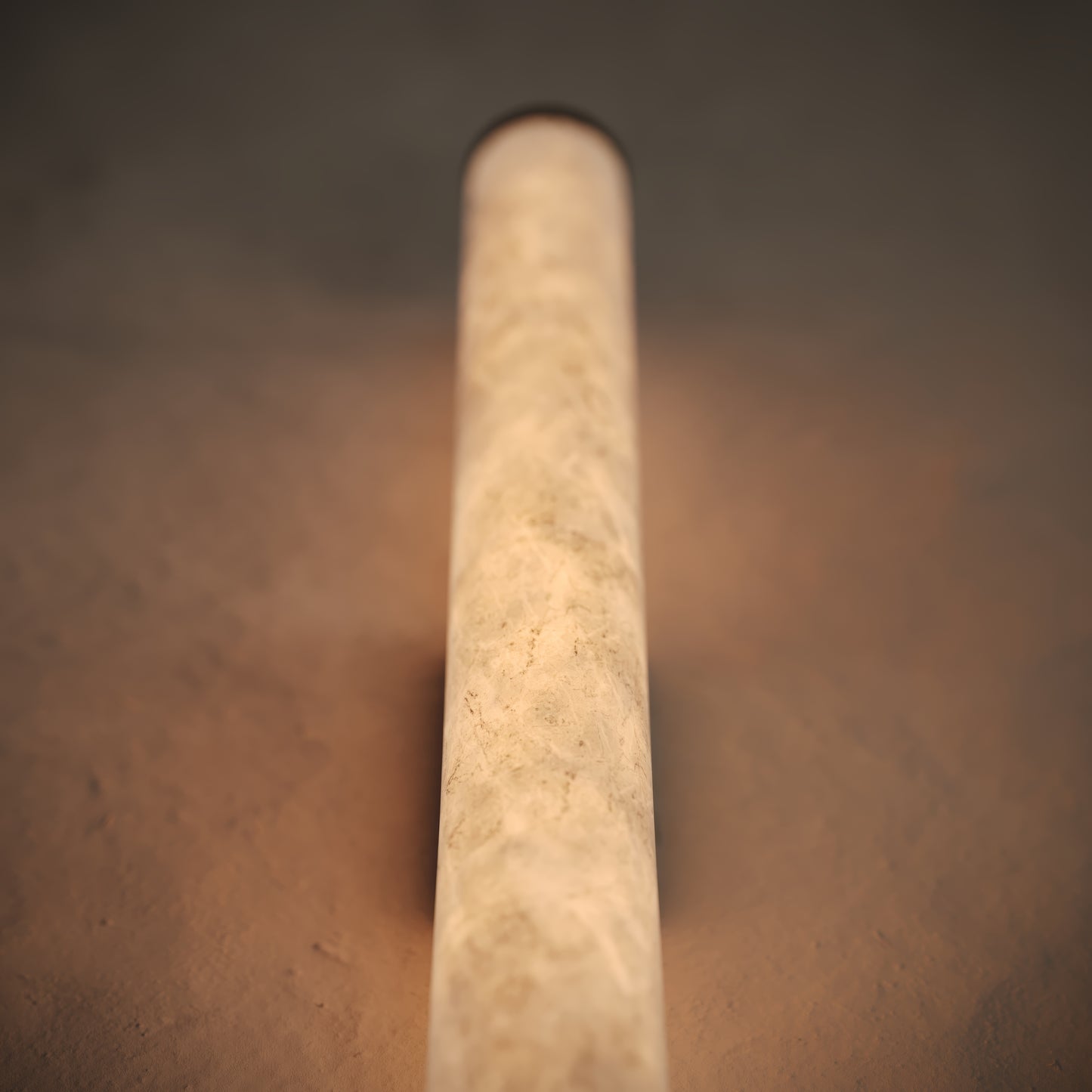 Alabastro Alabaster LED IP44 Wall Sconce Light with Burnished Brass Fittings 600mm