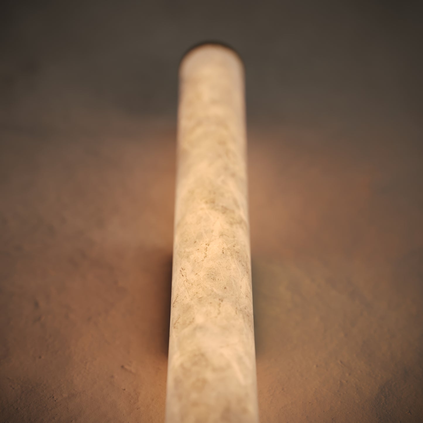 Alabastro Alabaster LED IP44 Wall Sconce Light With Brushed Gold Fittings 600mm