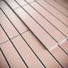 Baton Mosaic Angelic Pink Matte Porcelain Mosaic Tile Sample