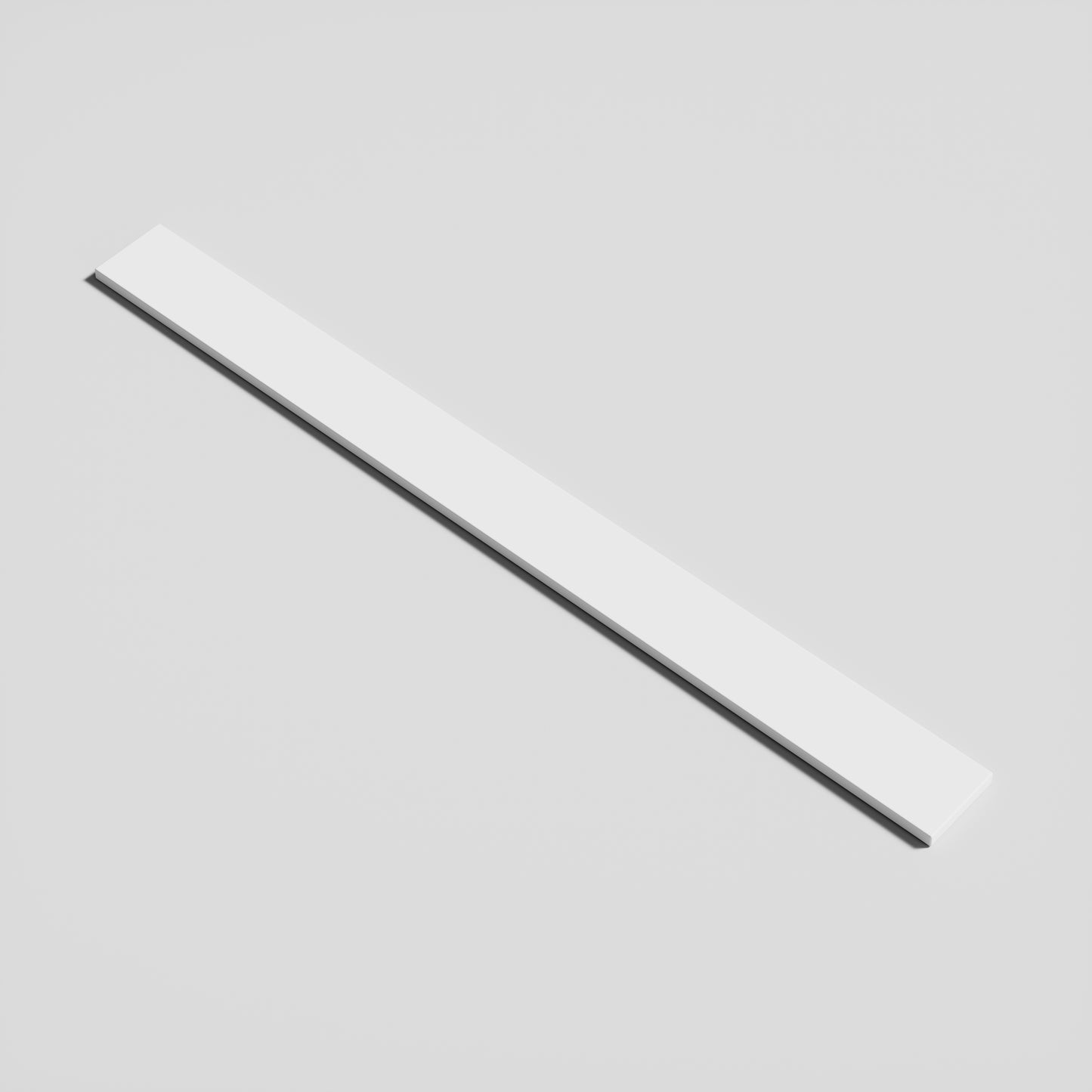 Connaught & Charsley Polished White Upstand 1000mm