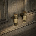 Chester Aged Bronze Hammered T-Bar Cabinet Door Handle