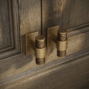 Chester Plate Aged Bronze Hammered T-Bar Cabinet Door Handle