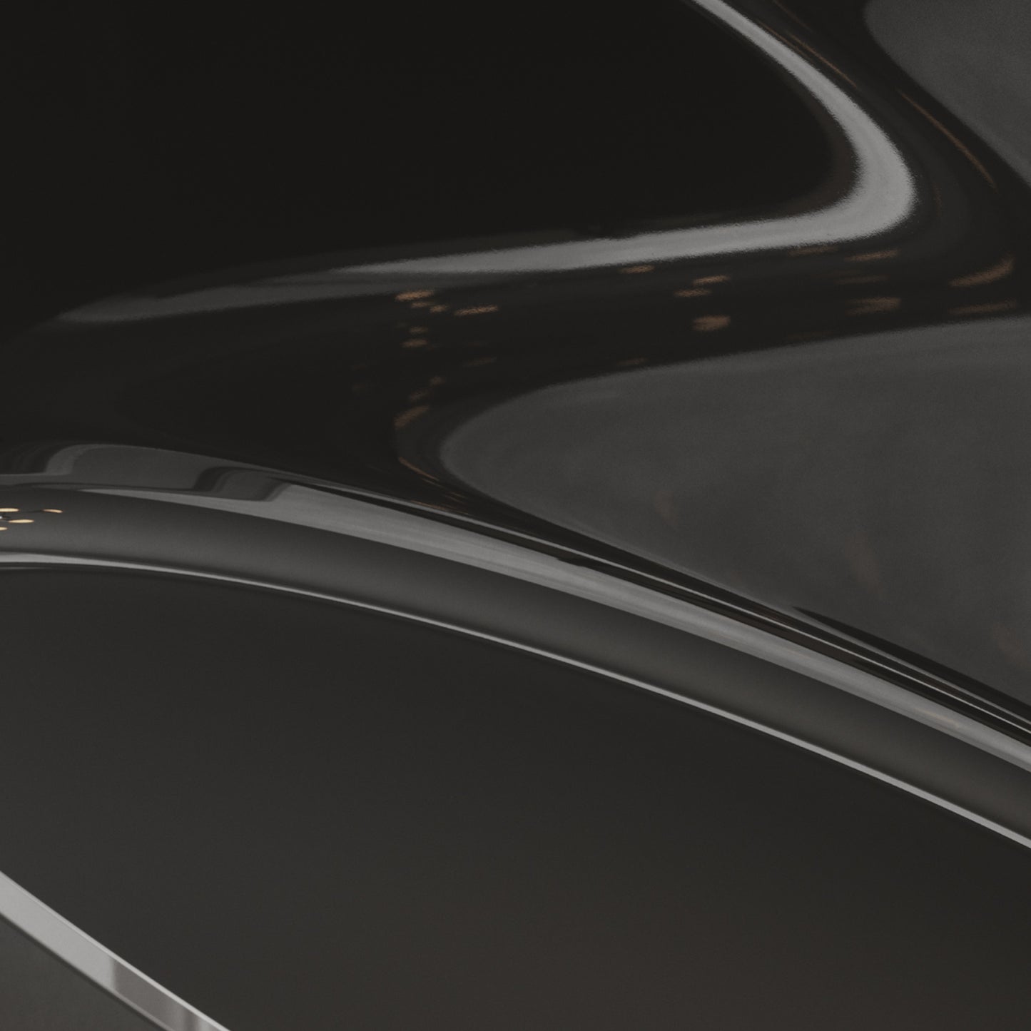 Polished Black Stone Sample