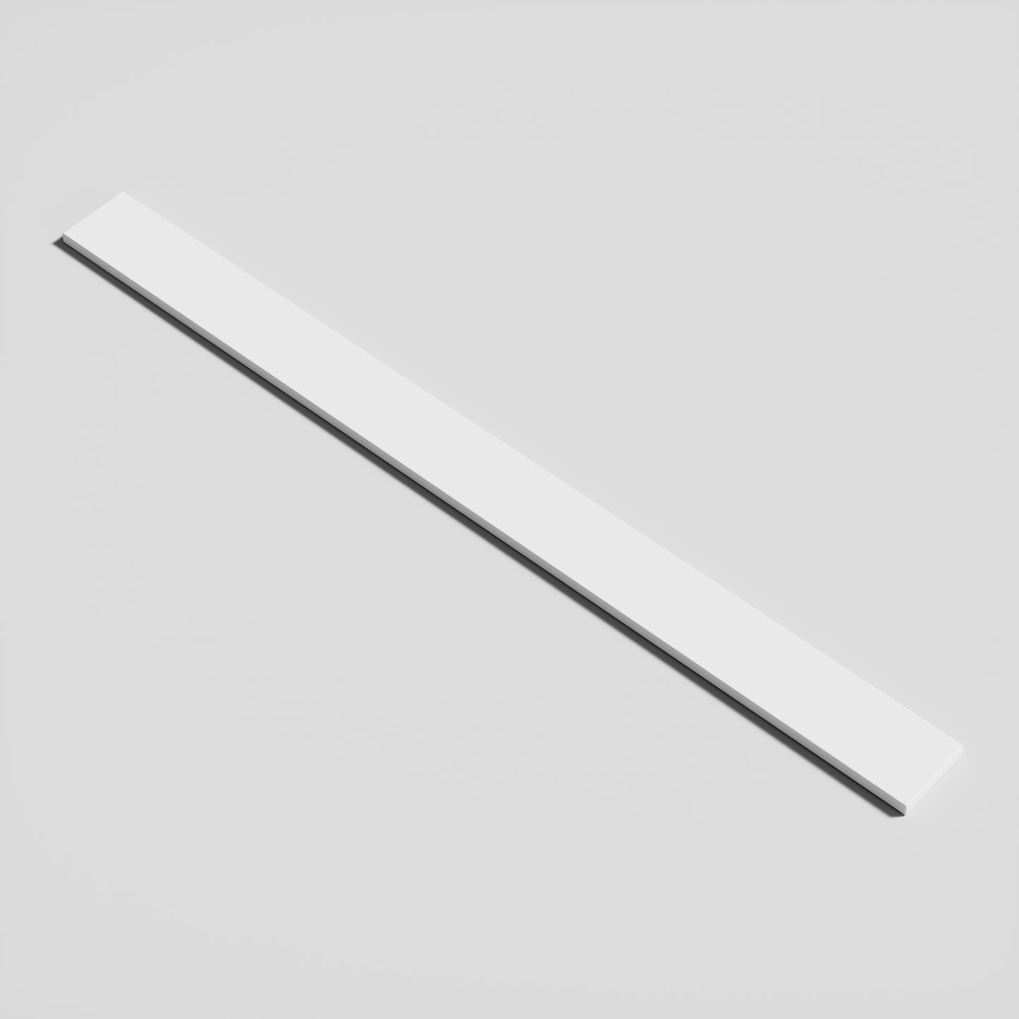 Eaton Polished White Upstand 1000mm