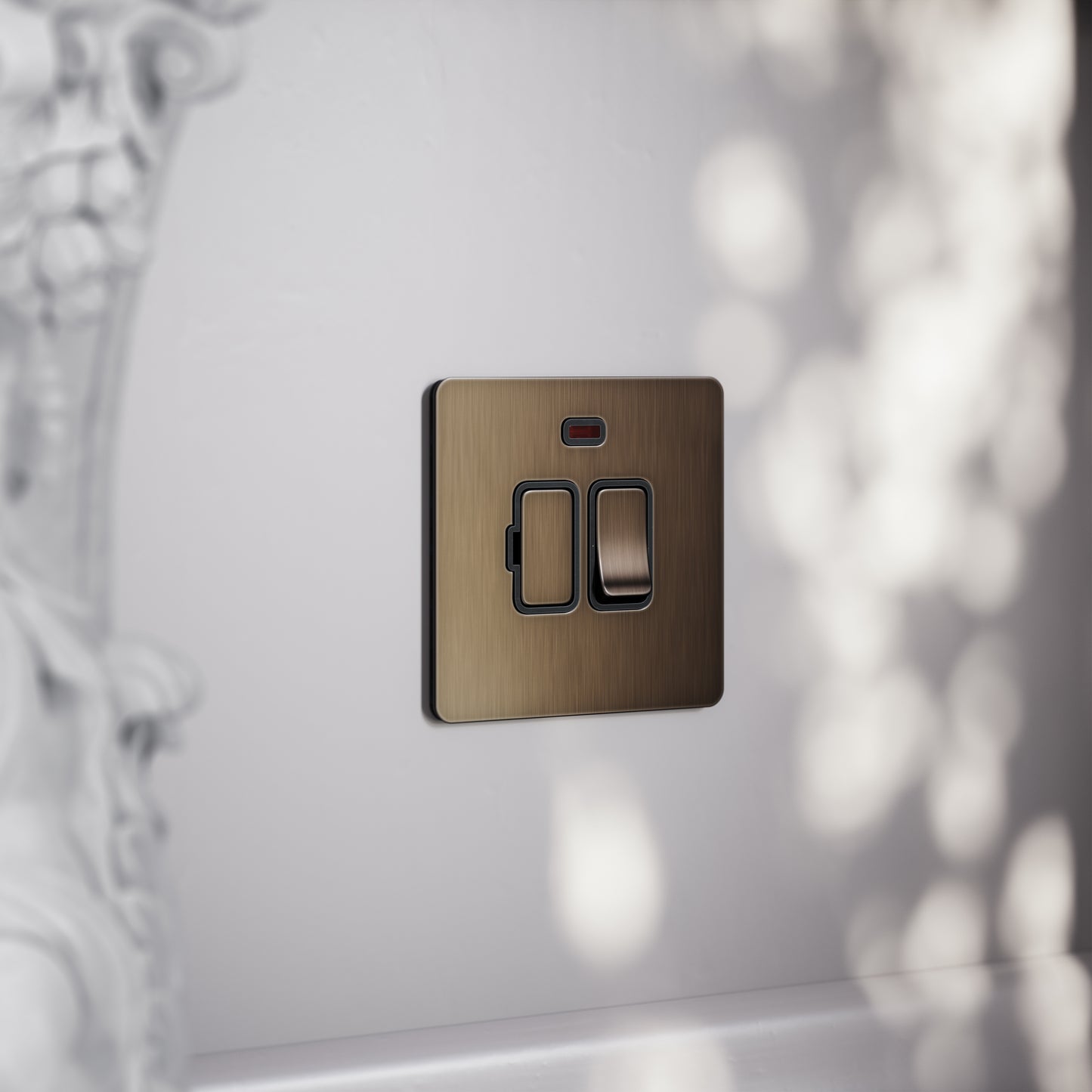 SlimTech Collection Brushed Bronze 13A Fused Spur