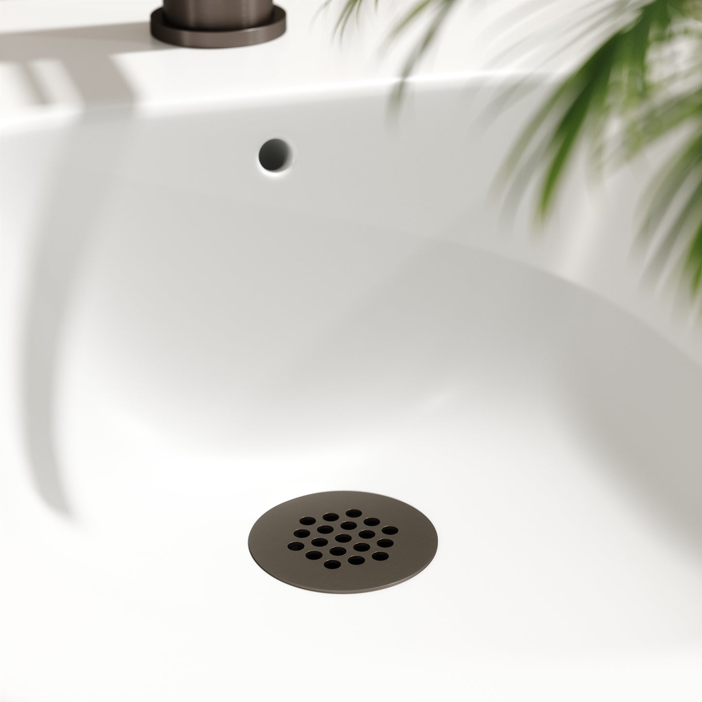 Luxe Deep Bronze Slotted Freeflow Bidet Waste