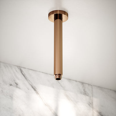 Ceiling Mount Shower Arm Rose Gold 200mm
