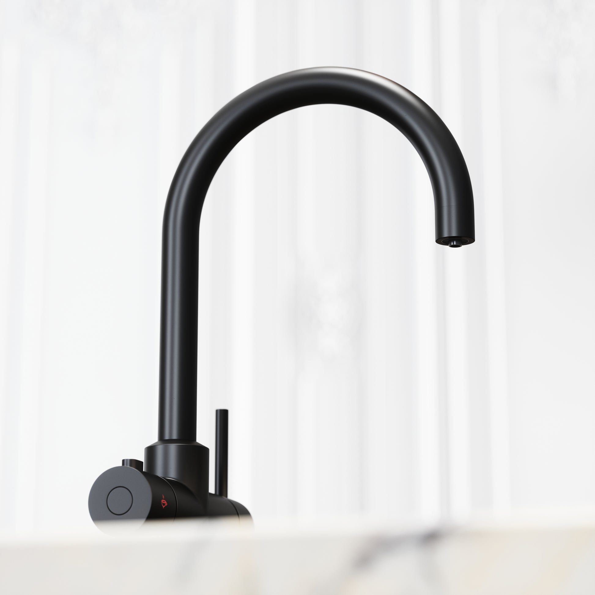 Filtrata Matte Black 4 in 1 Boiling Water Tap