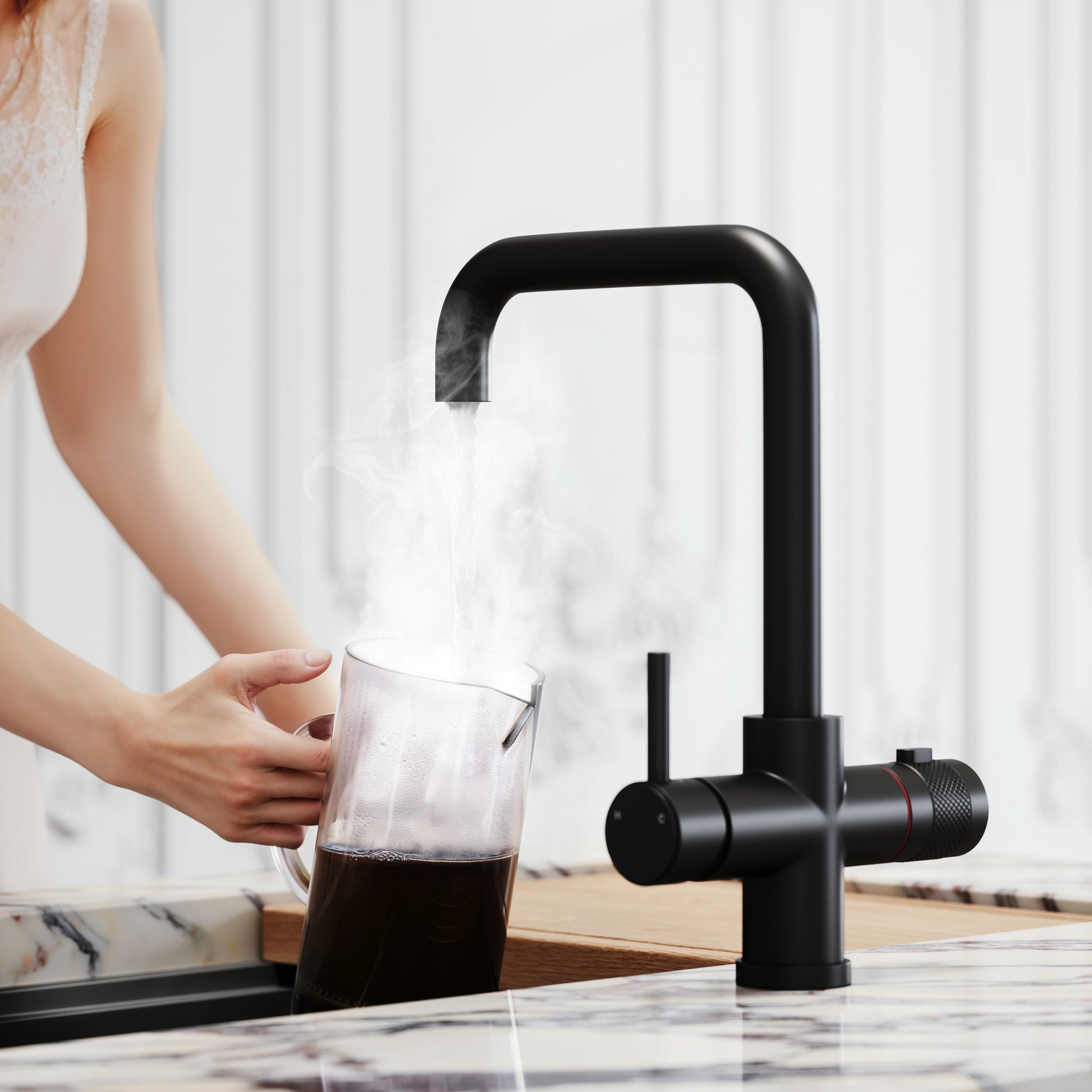 Filtrata 101 Matte Black 4 in 1 Boiling Water Tap