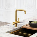 Filtrata 101 Brushed Gold 4 in 1 Boiling Water Kitchen Tap