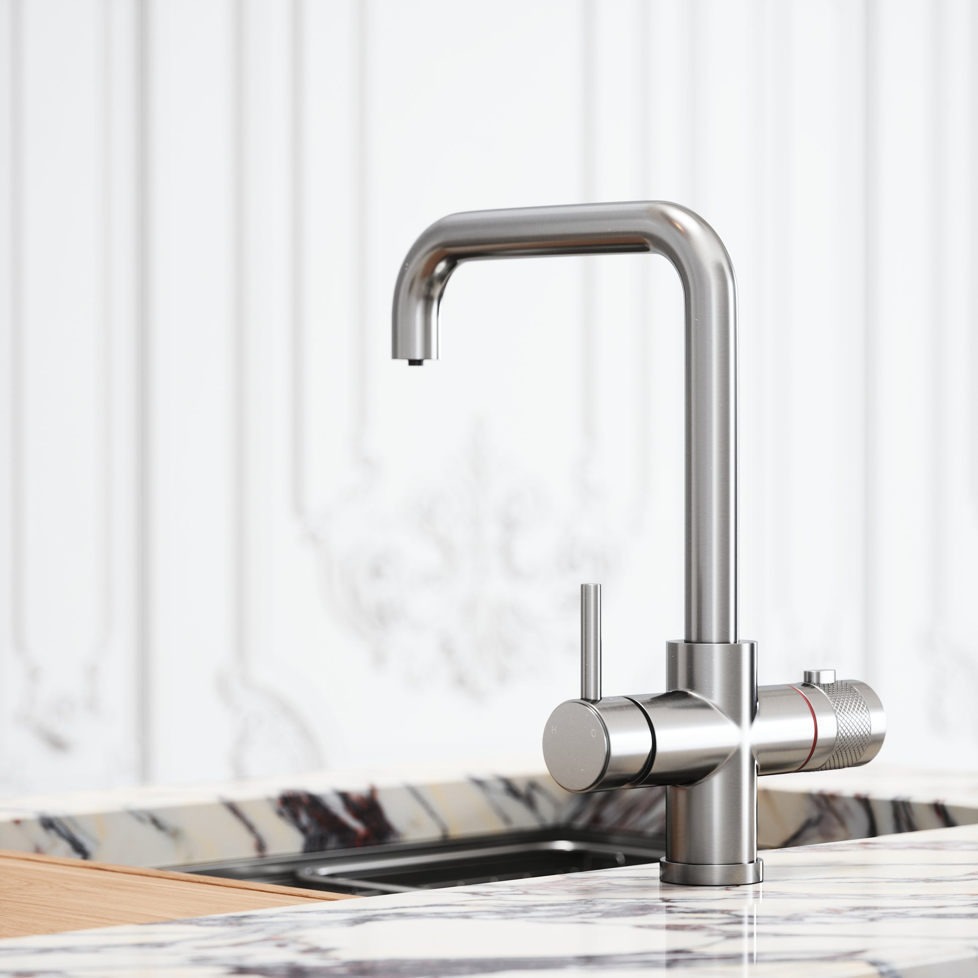 Filtrata 101 Brushed Nickel 4 in 1 Boiling Water Tap