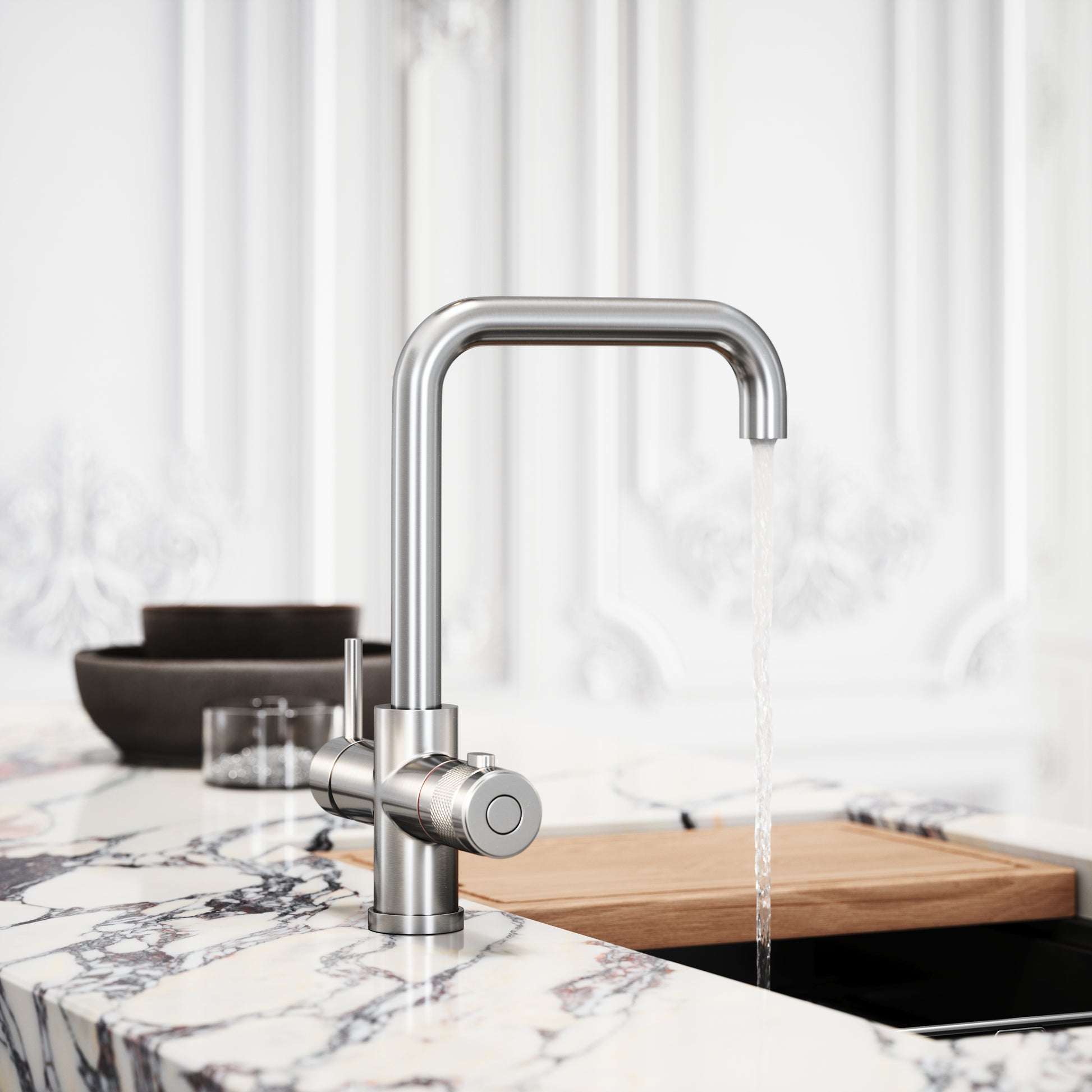 Filtrata 101 Brushed Nickel 4 in 1 Boiling Water Tap
