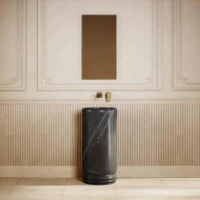 Grandeur Pietra Grey Marble Freestanding Basin 400mm