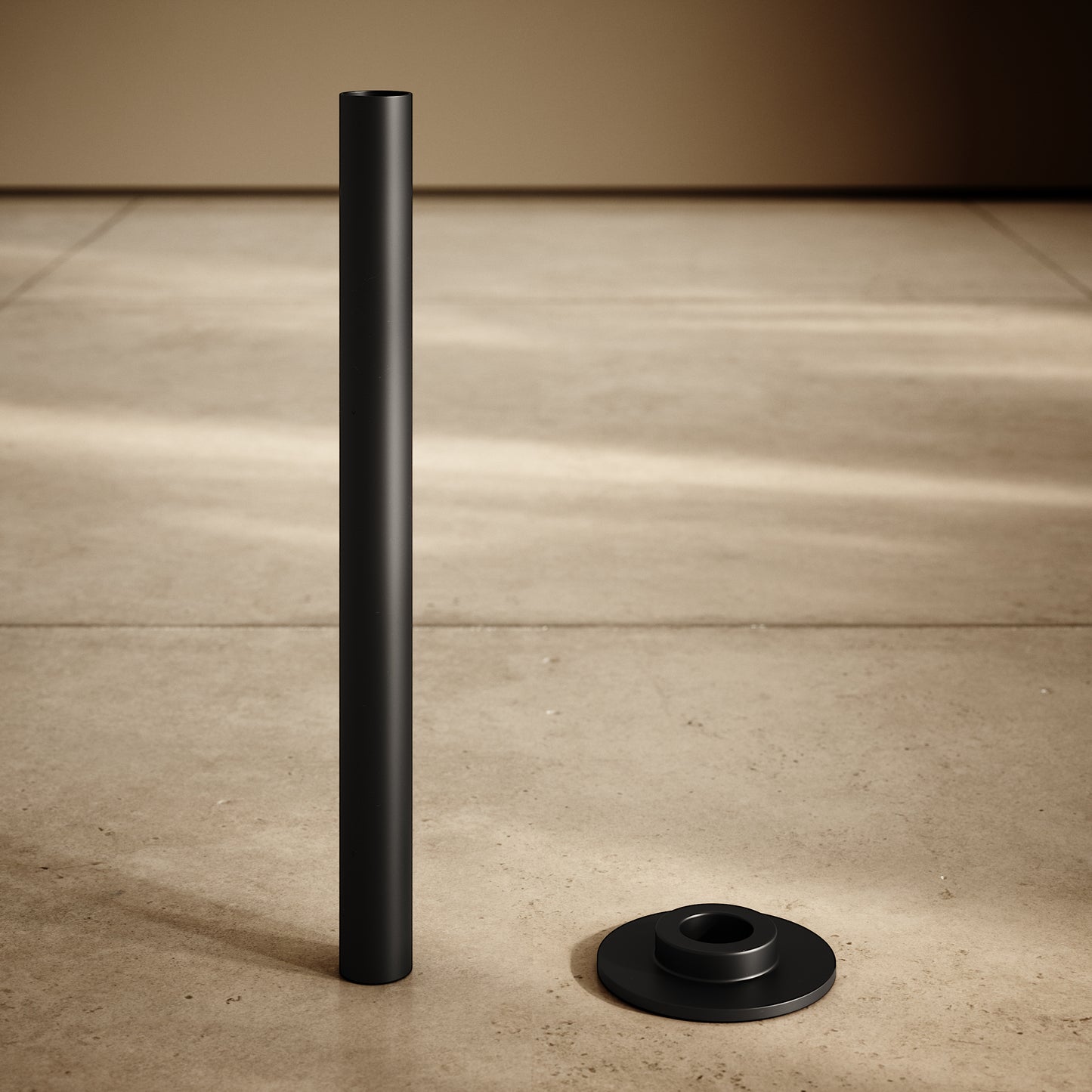 Matte Black Radiator Pipe Extension Kit 180mm