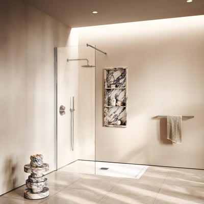 Modular Chrome Shower Screen (All Sizes)