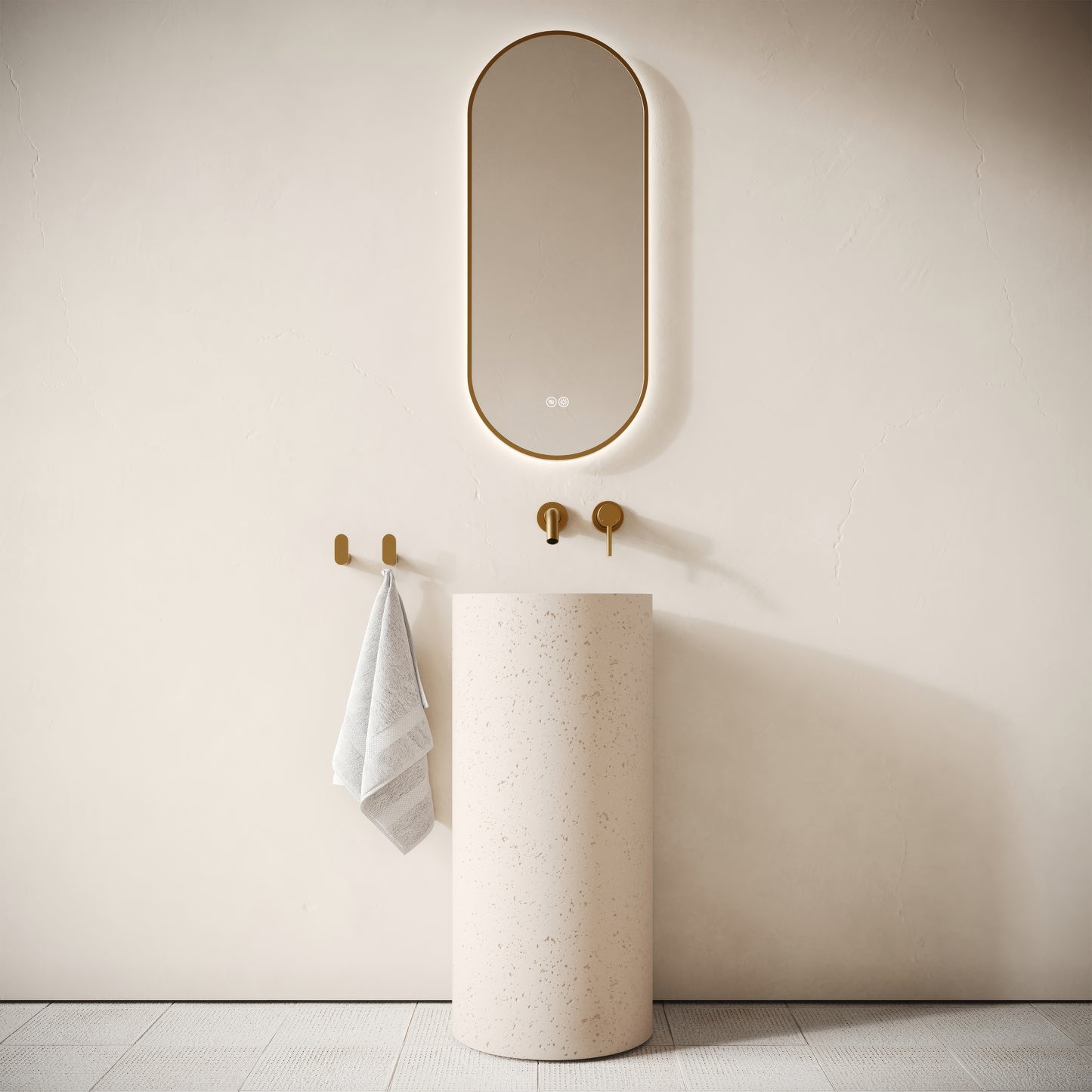 Penzance Shore Concrete Freestanding Basin 400mm