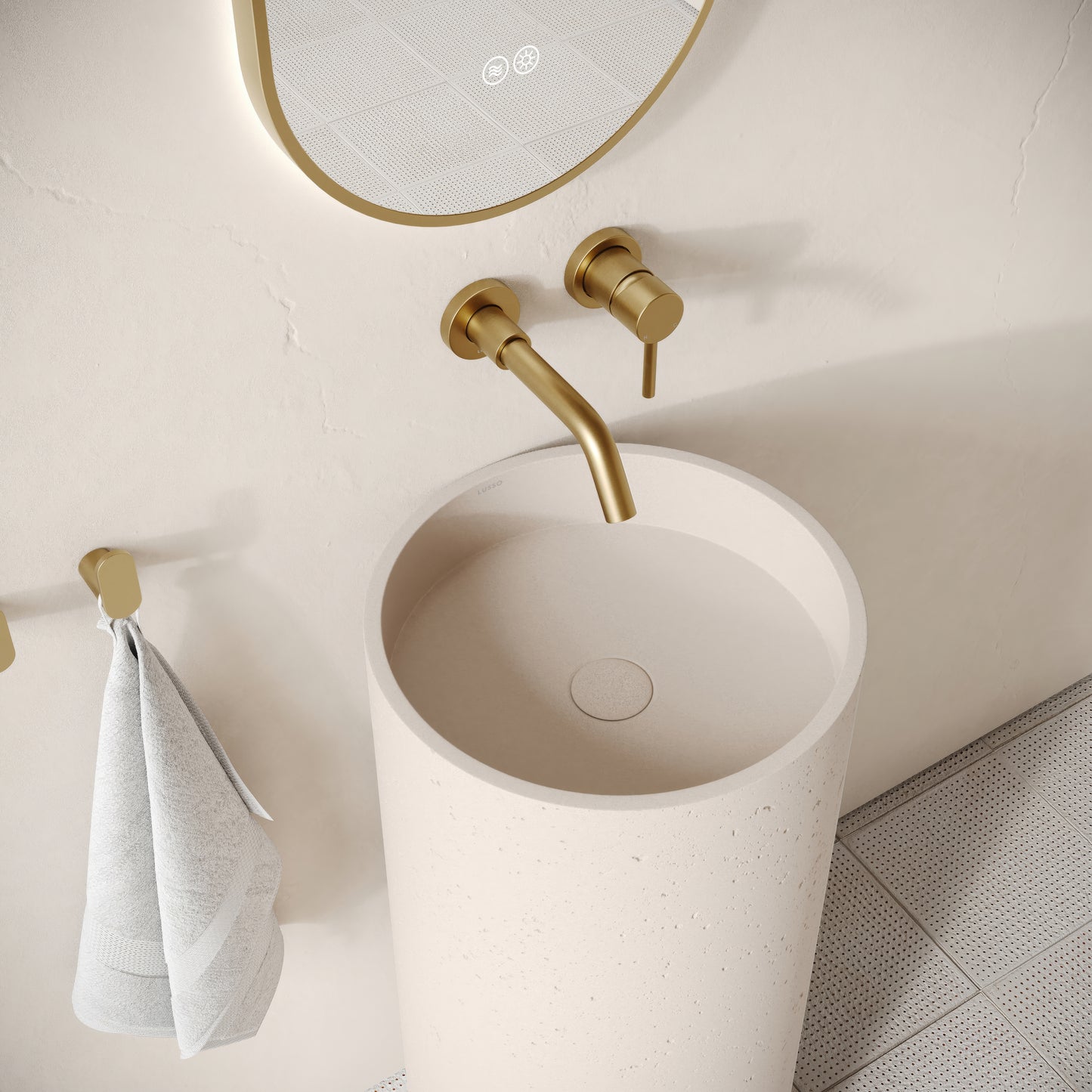 Penzance Shore Concrete Freestanding Basin 400mm