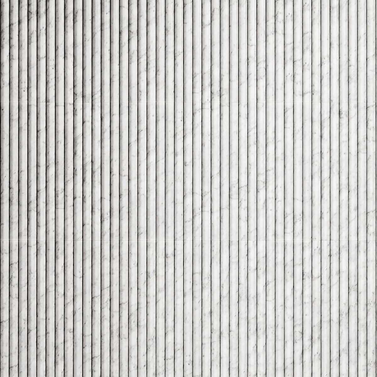 Romano Fluted Carrara Marble Mosaic Tile Sample