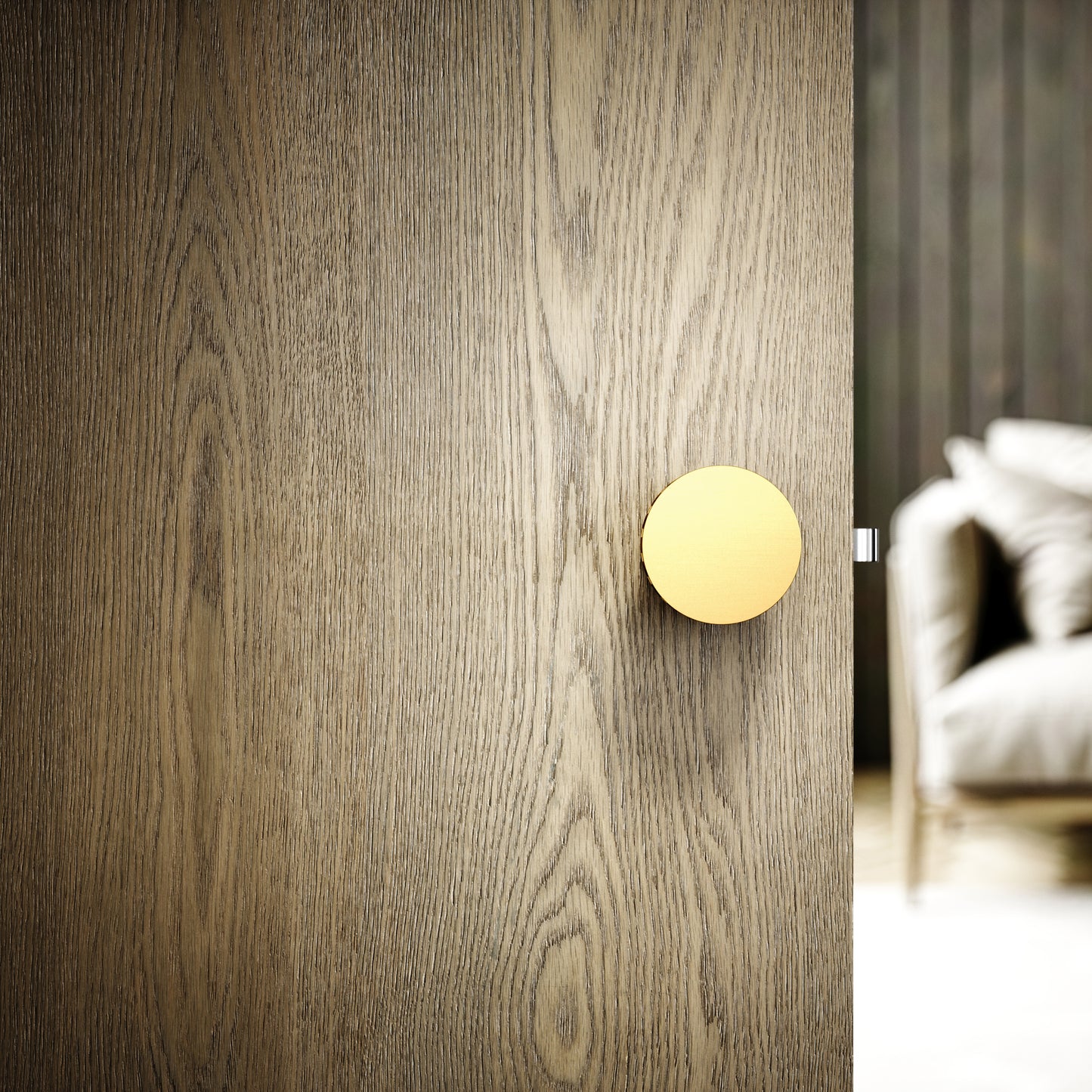 Royal Ascot Brushed Gold Deep Flute Mortice Door Knobs