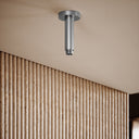 AcquaVita Brushed Stainless Ceiling Shower Arm 100mm