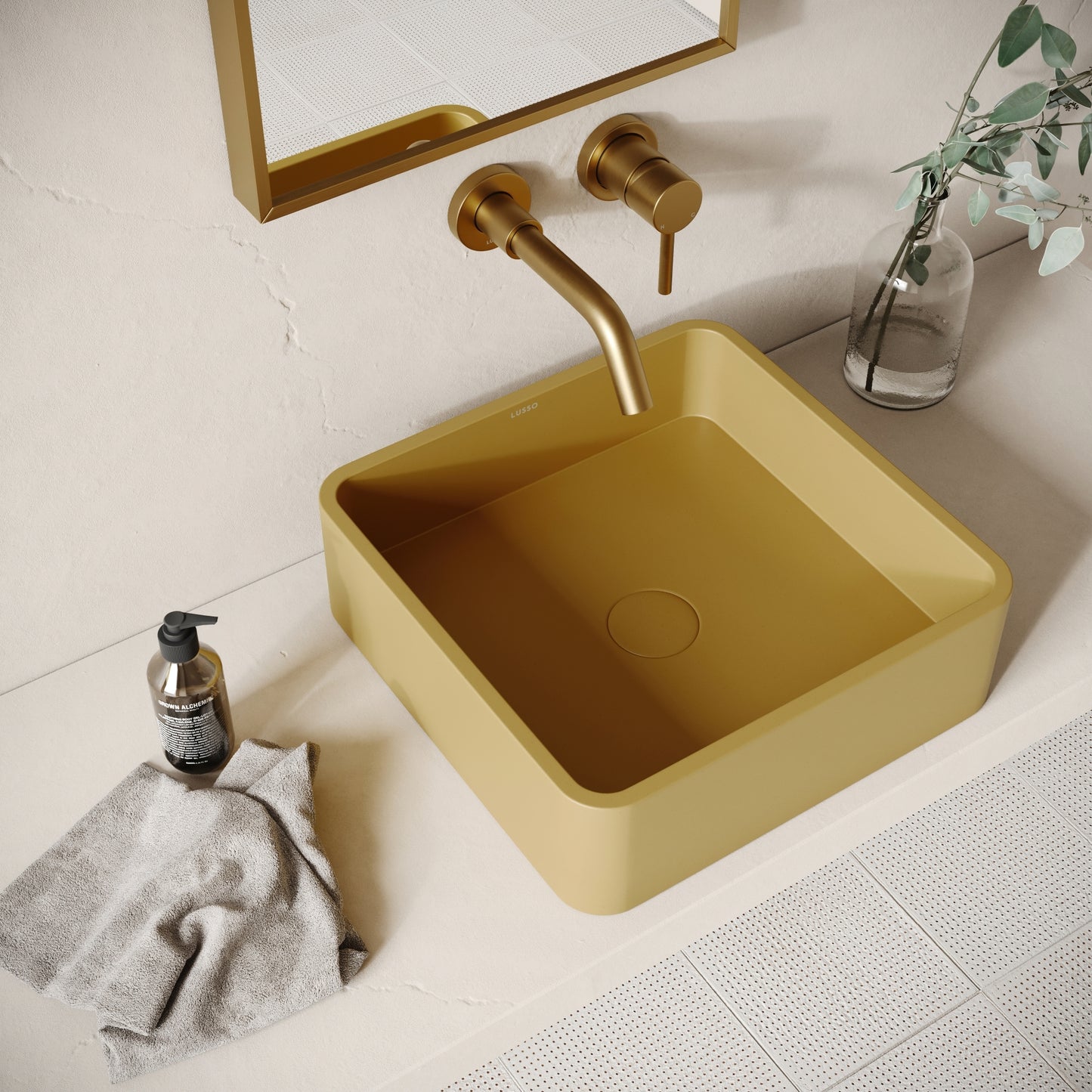 Arquadro Saffron Concrete Countertop Basin 390mm