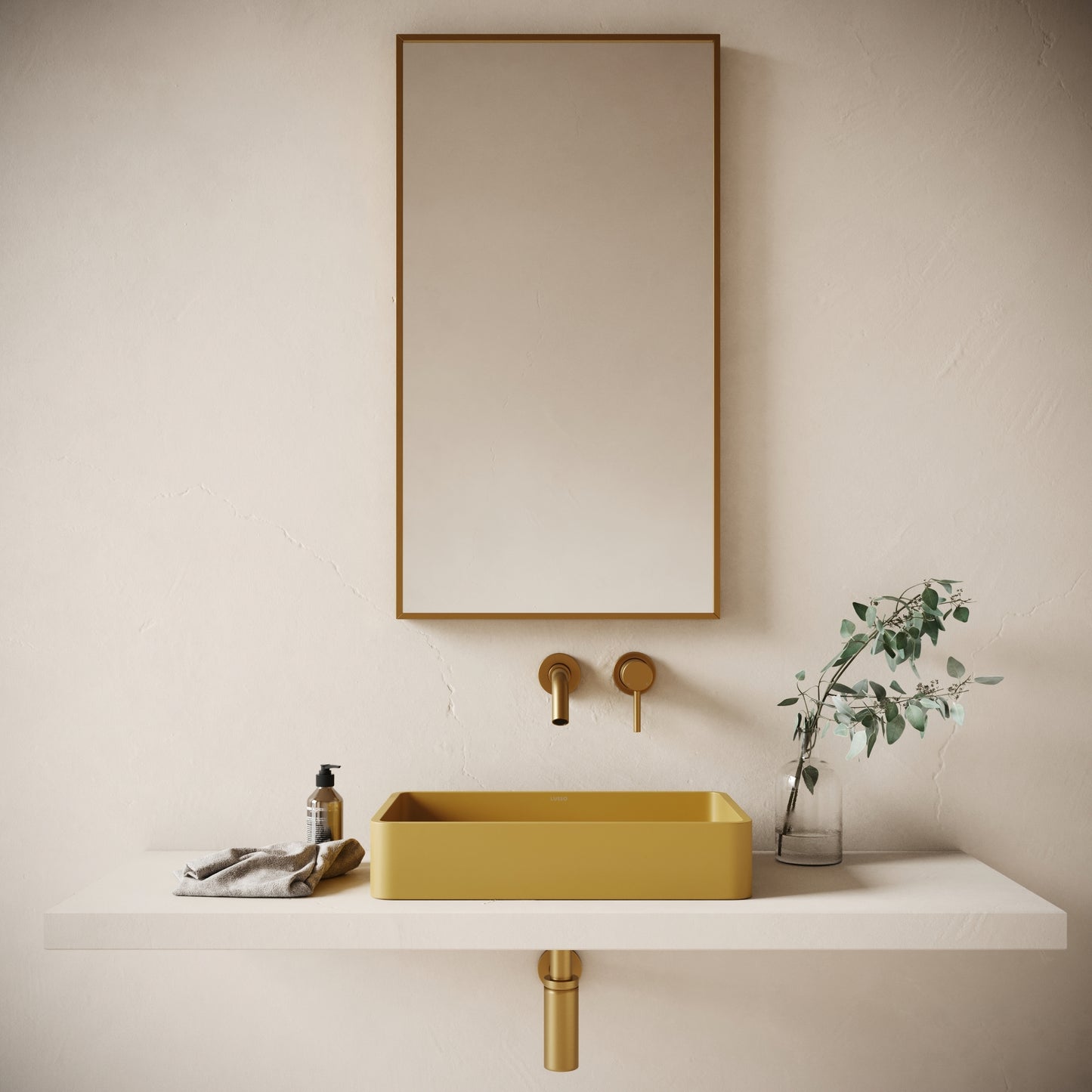 Arquadro Saffron Concrete Countertop Basin 500mm