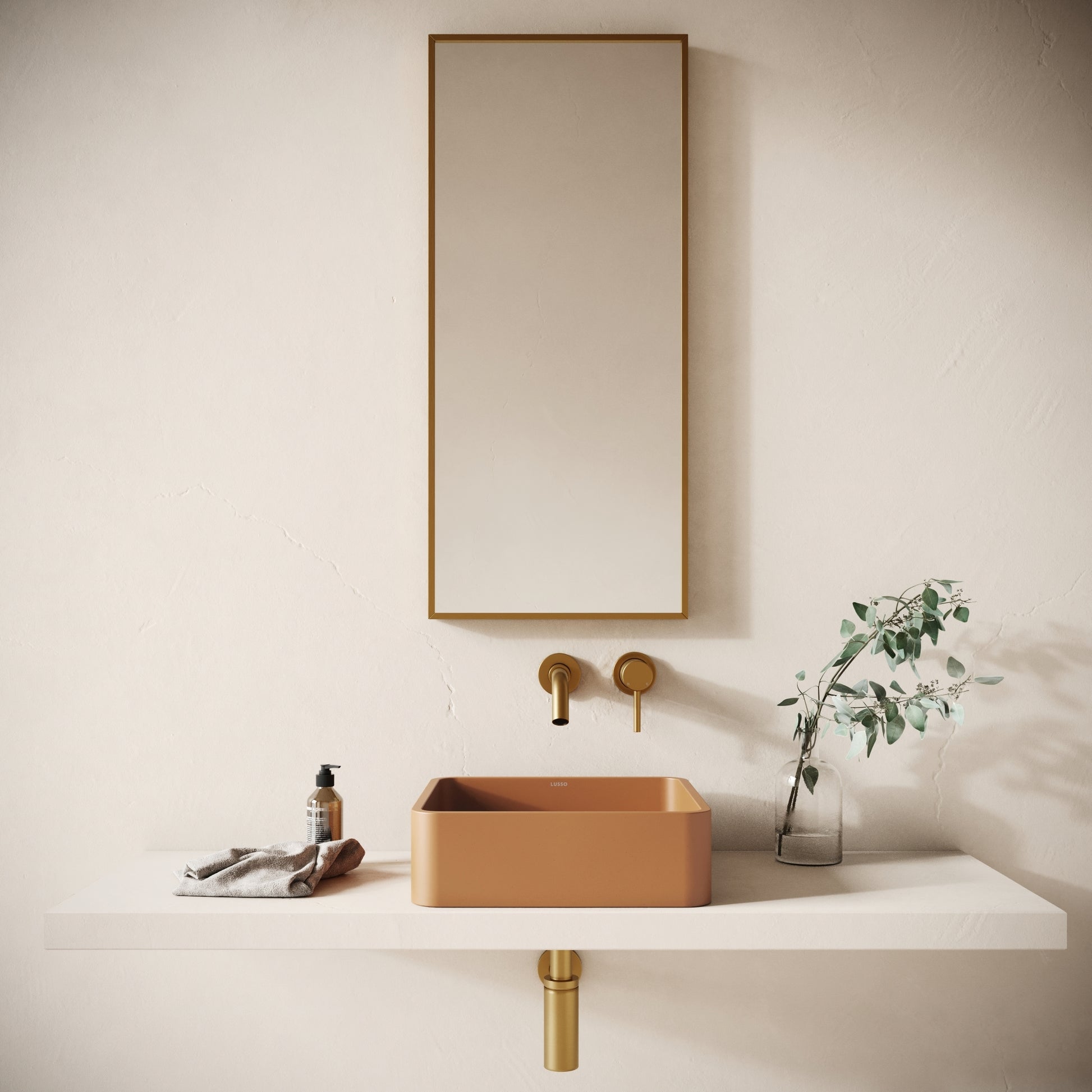 Arquadro Sienna Concrete Countertop Basin 390mm