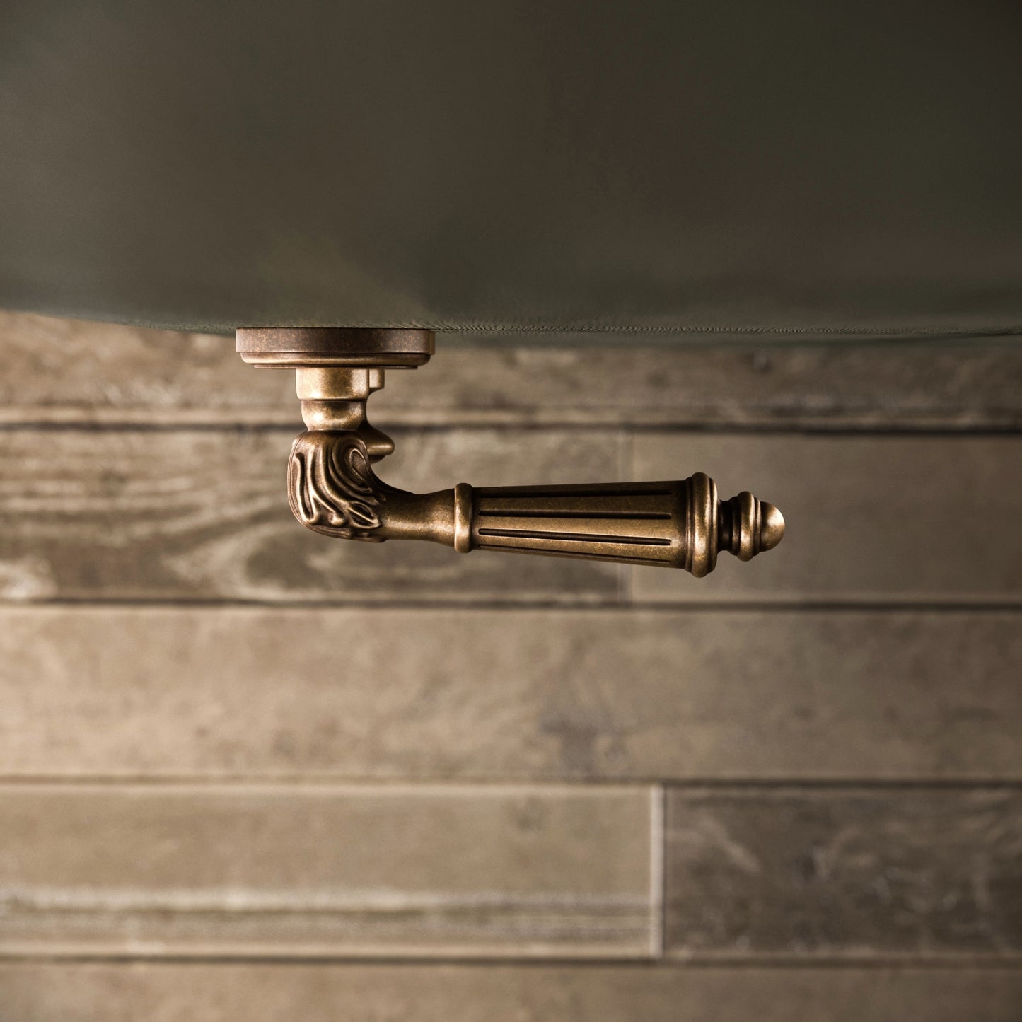 Aston Aged Bronze WC Thumbturn with Latch