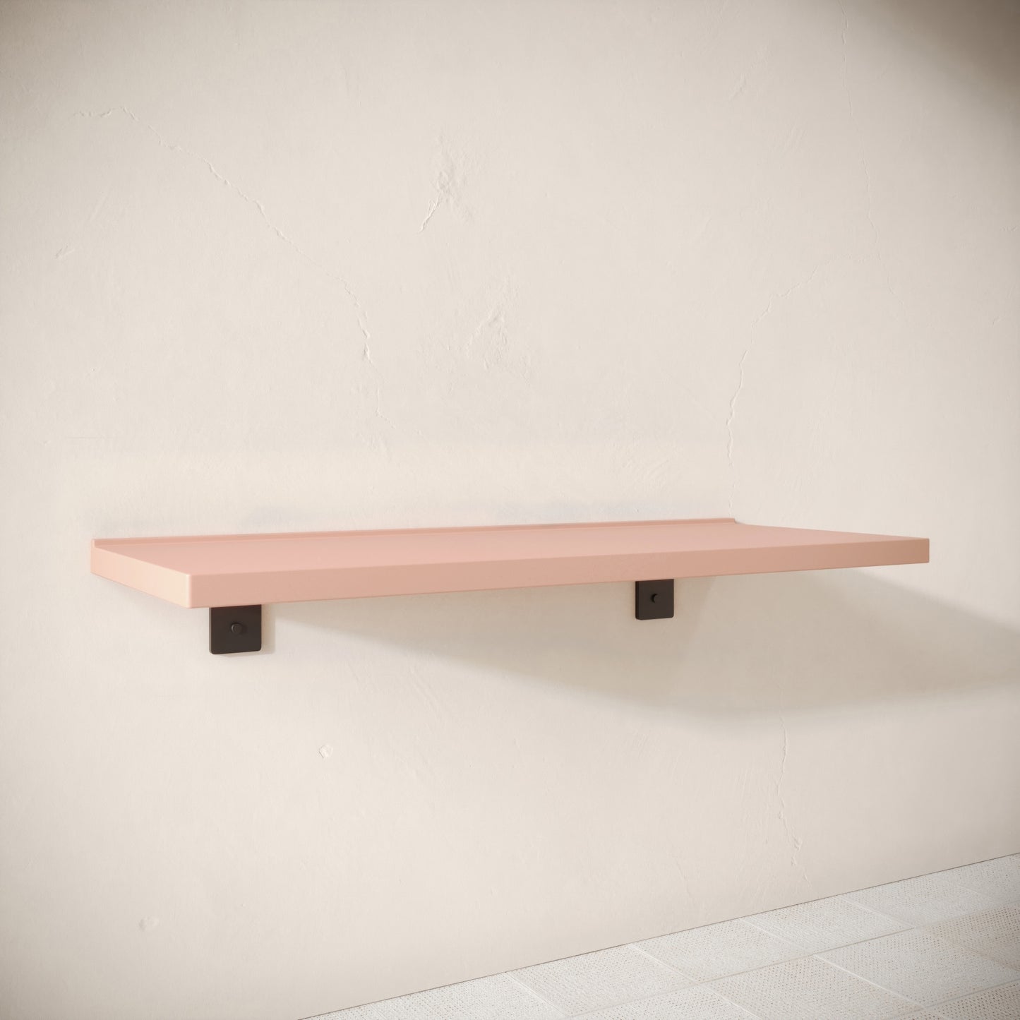 Bancone Blush Concrete Wall Mounted Countertop Shelf 1200mm