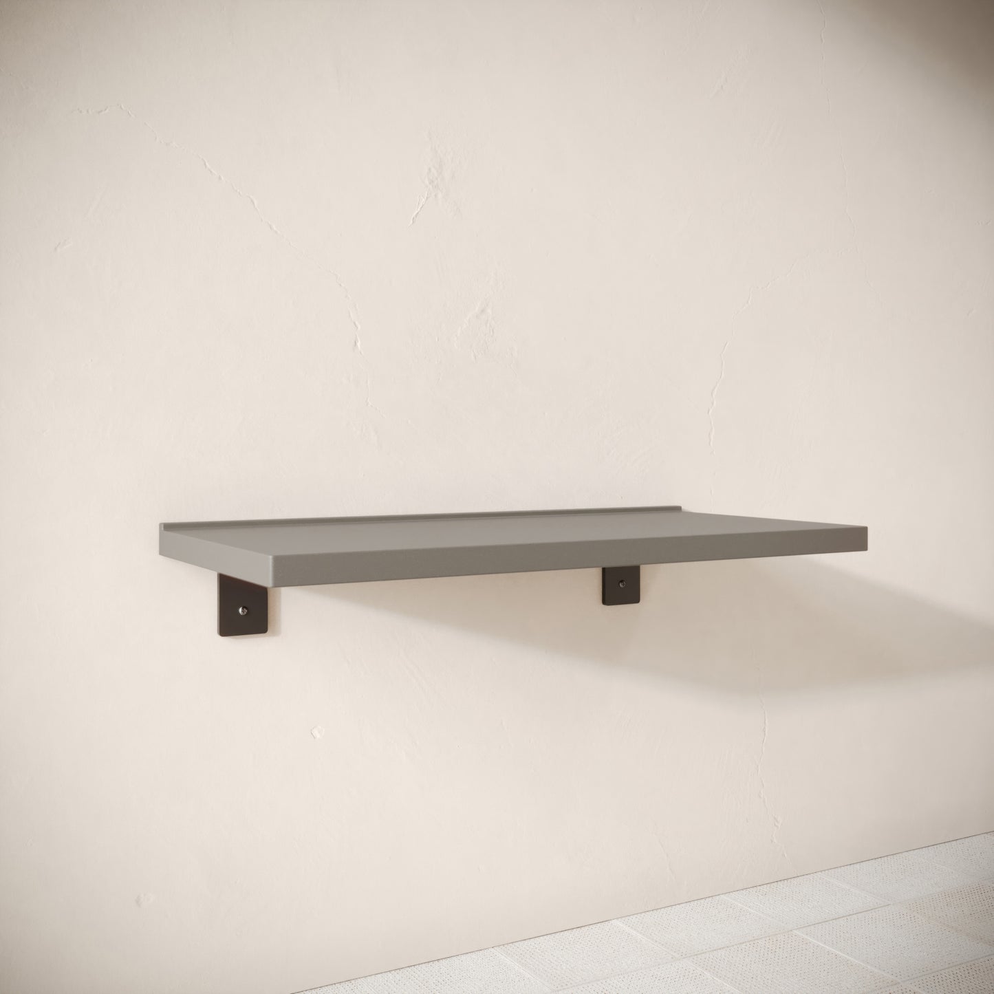 Bancone Oyster Concrete Wall Mounted Countertop Shelf 1000mm