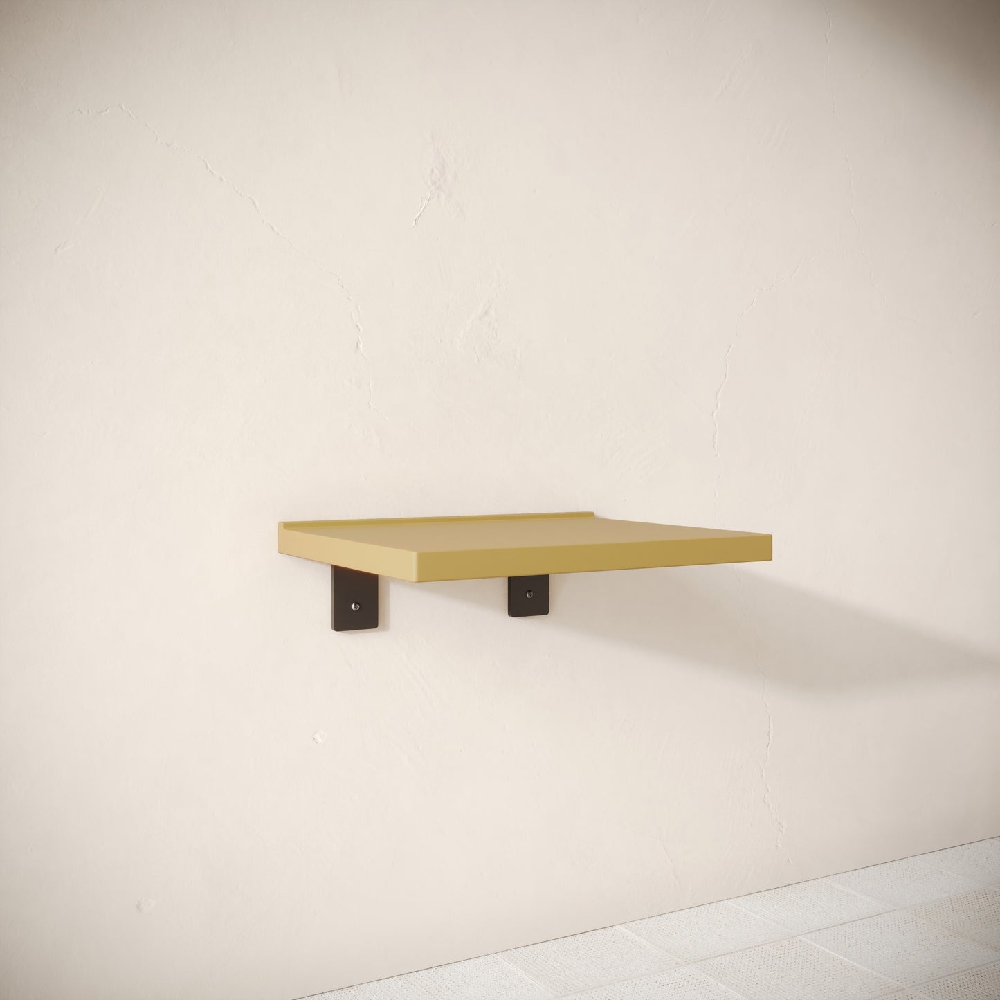 Bancone Saffron Concrete Wall Mounted Countertop Shelf 600mm