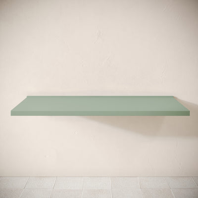 Bancone Seafoam Concrete Wall Mounted Countertop Shelf 1400mm