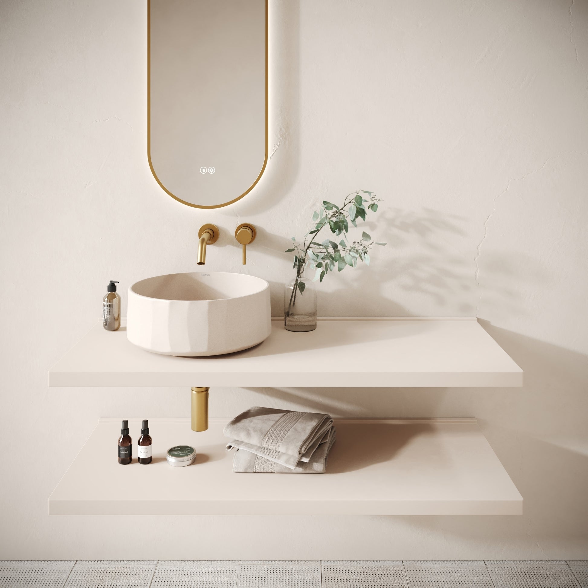 Bancone Shore Wall Mounted Countertop Shelf 1200mm