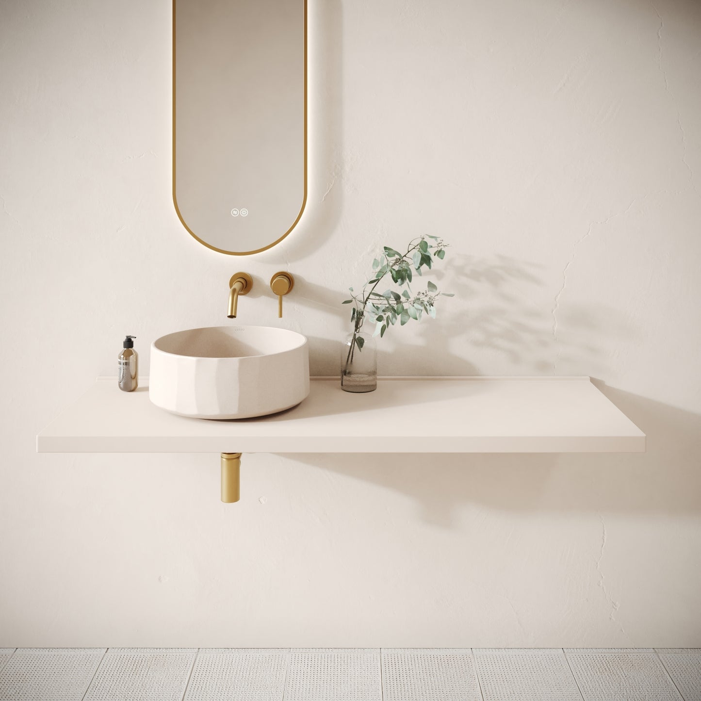 Bancone Shore Wall Mounted Countertop Shelf 1400mm