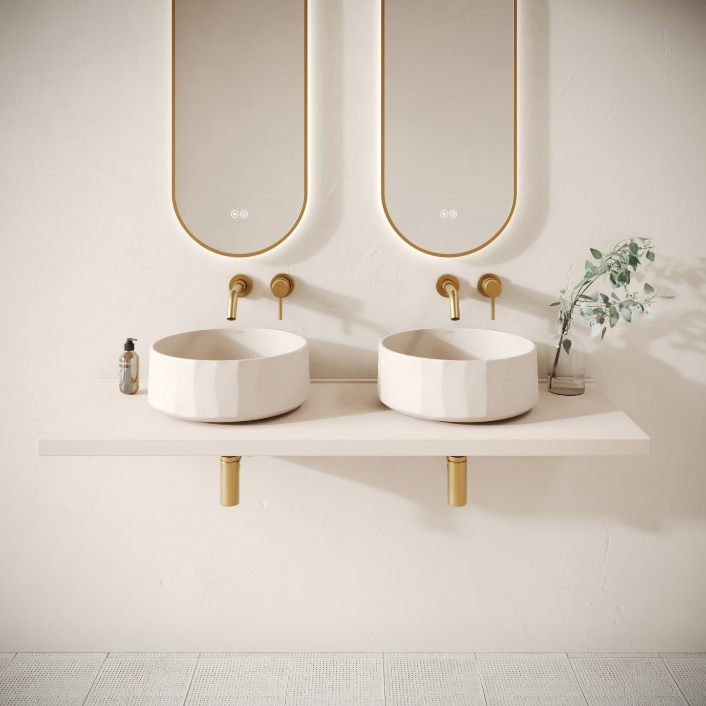 Bancone Shore Wall Mounted Countertop Shelf 1400mm
