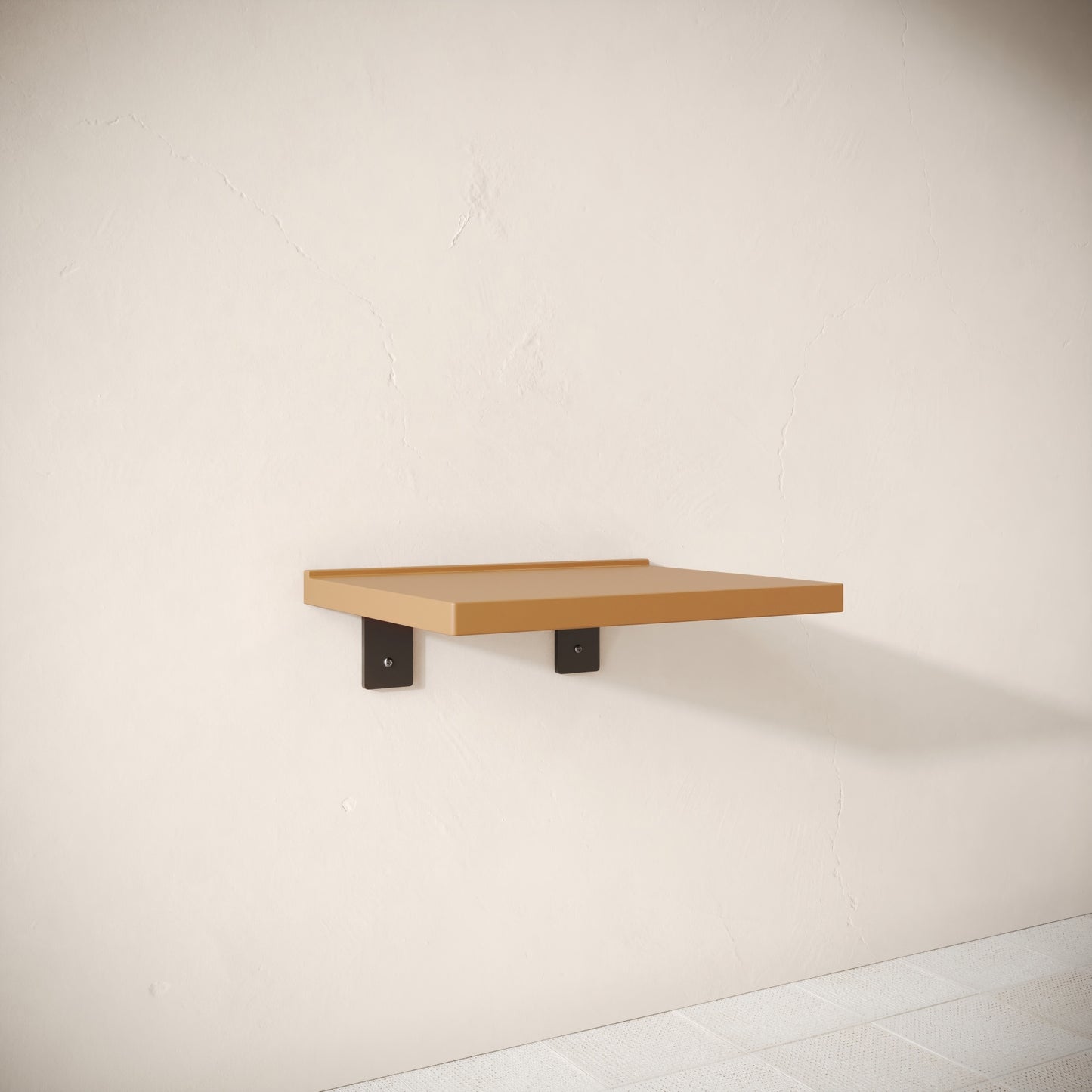 Bancone Sienna Concrete Wall Mounted Countertop Shelf 600mm
