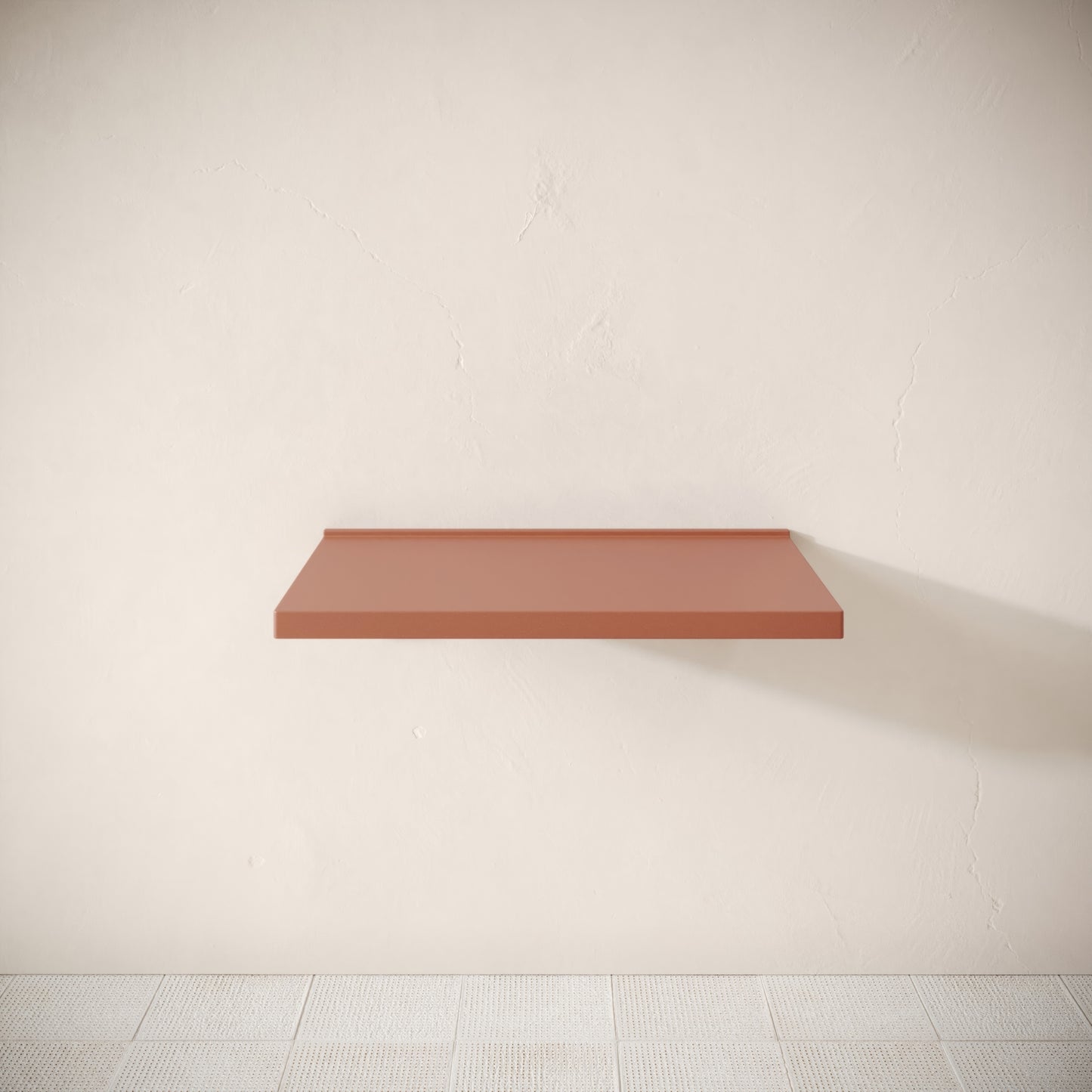 Bancone Terracotta Concrete Wall Mounted Countertop Shelf 800mm