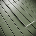 Baton Mosaic Gentle Sage Green Matte Porcelain Wall Tile 296 x 300mm