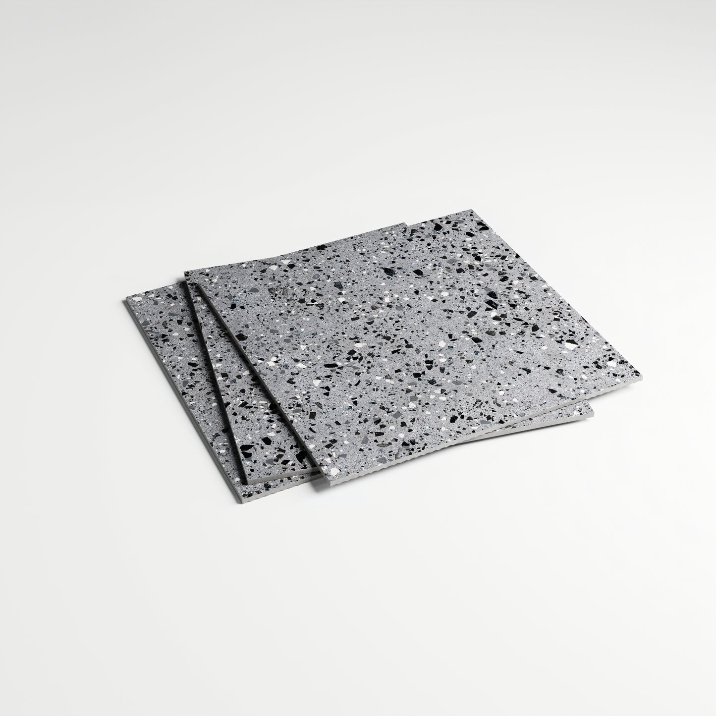 Bellazza Anthracite Terrazzo Porcelain Wall or Floor Tile 600 x 600mm