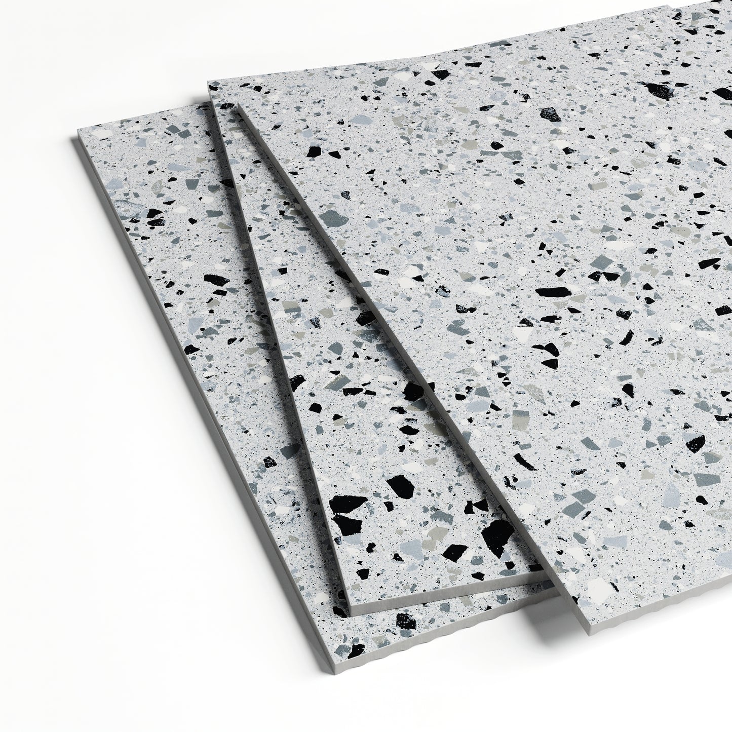 Bellazza Grey Terrazzo Porcelain Wall or Floor Tile 1200 x 600mm