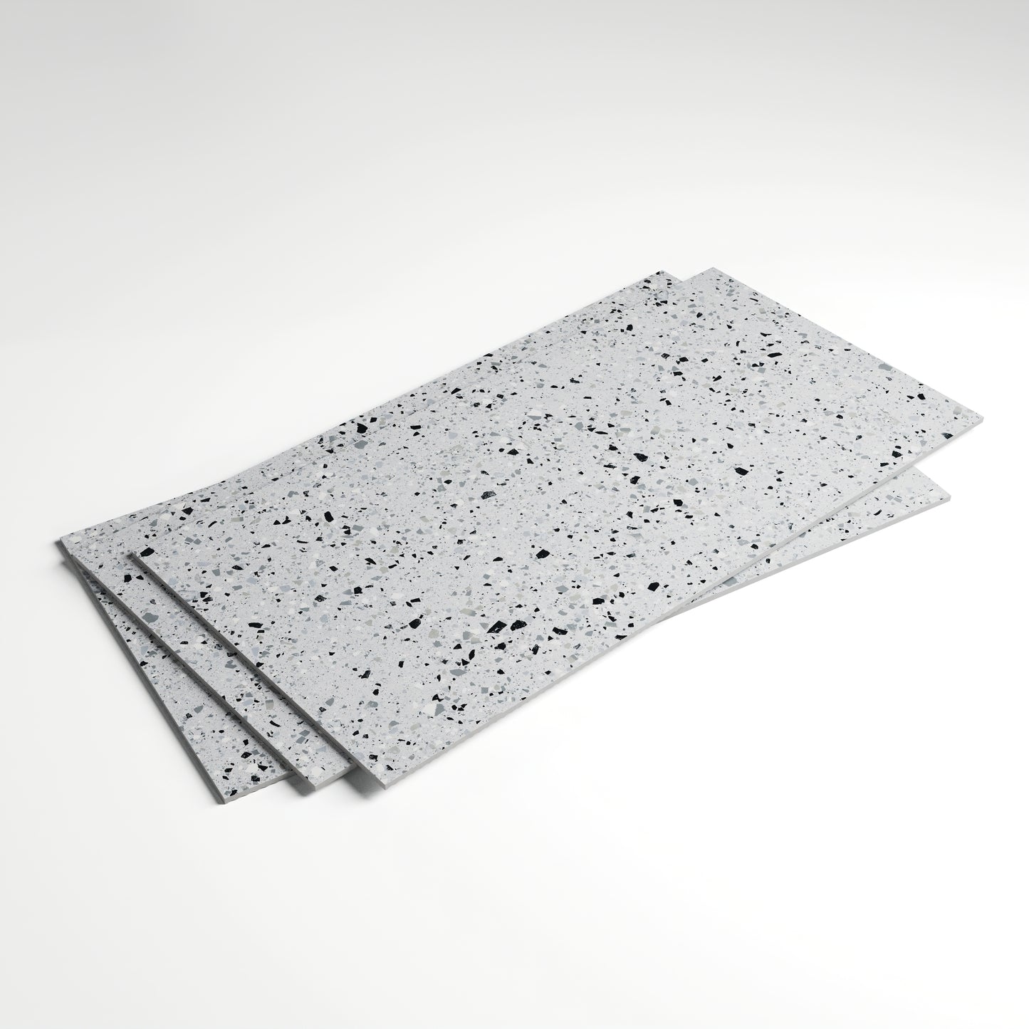 Bellazza Grey Terrazzo Porcelain Wall or Floor Tile 1200 x 600mm
