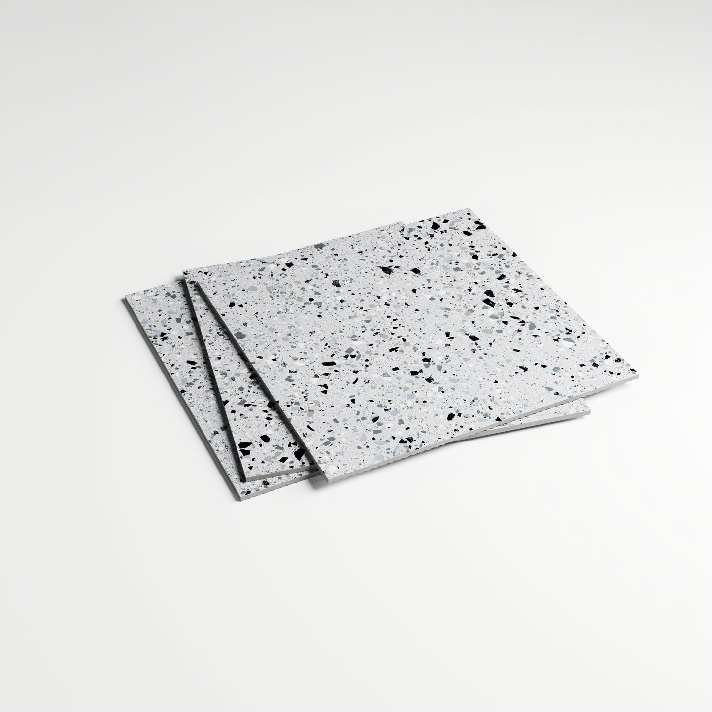 Bellazza Grey Terrazzo Porcelain Wall or Floor Tile 600 x 600mm
