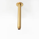 Brushed Gold Ceiling Mount Shower Arm 200mm