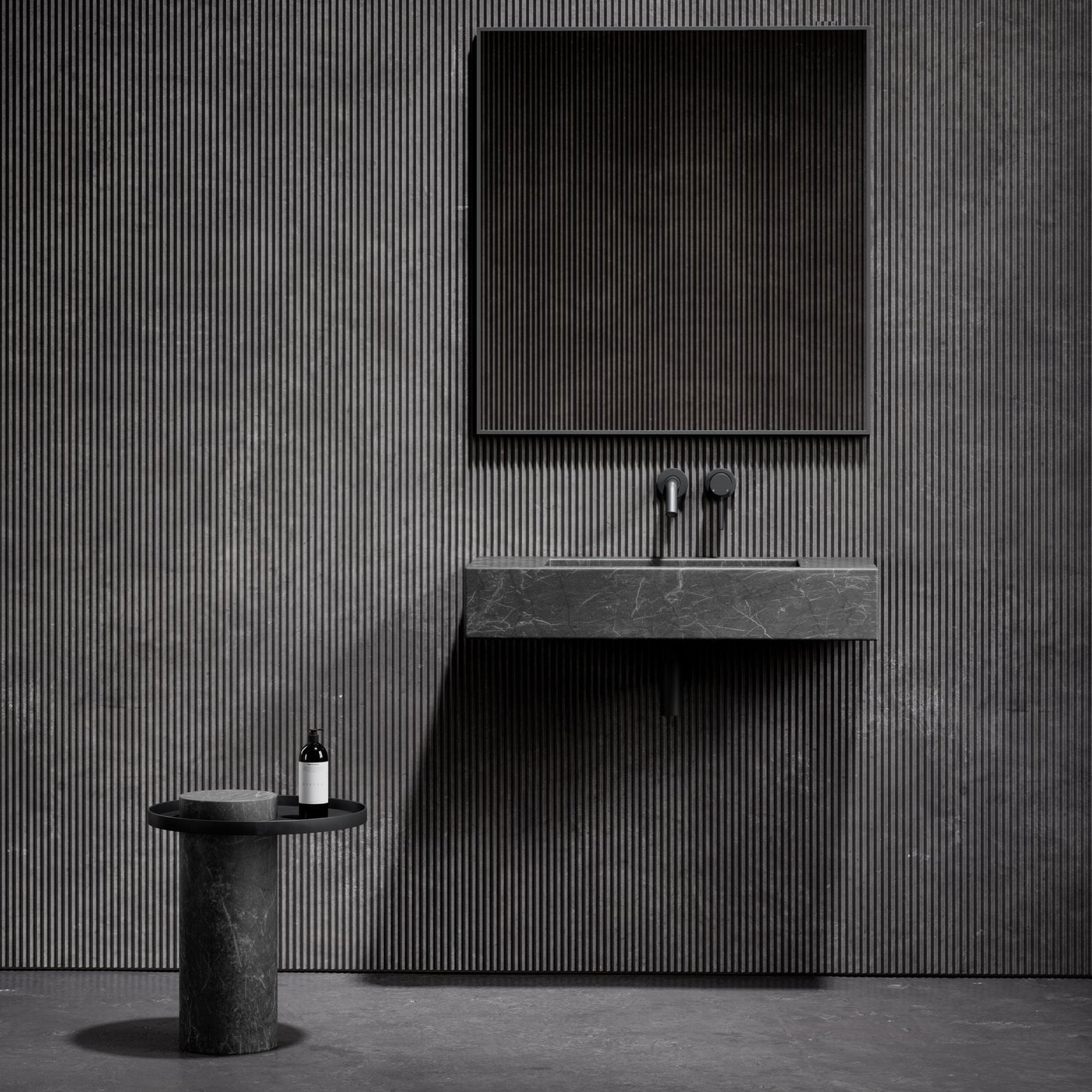 Capri Pietra Grey Marble Wall Hung Basin 800mm