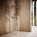 Casa Curved Arch Chrome Shower Screen (All Sizes)