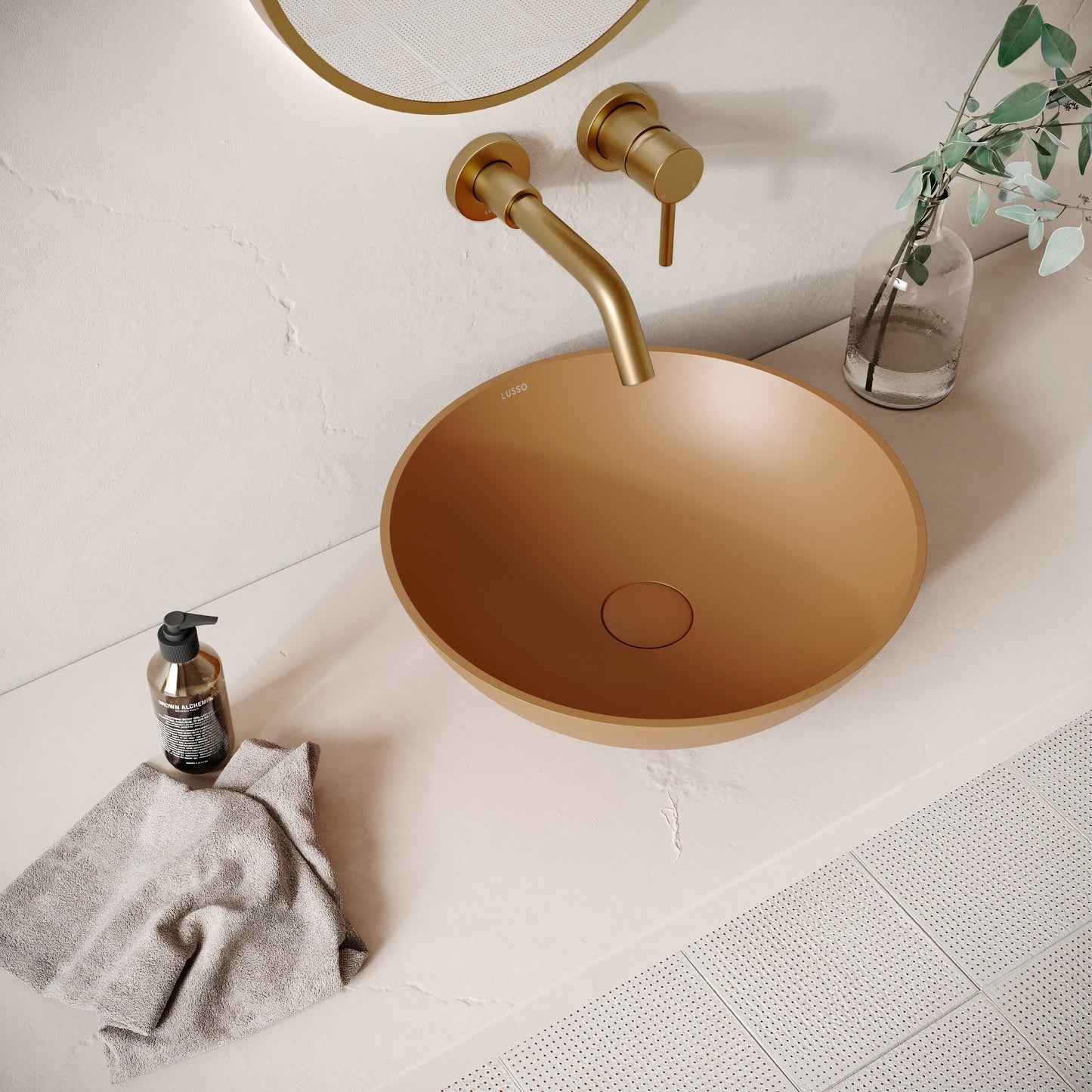 Catino Sienna Concrete Countertop Basin 406mm