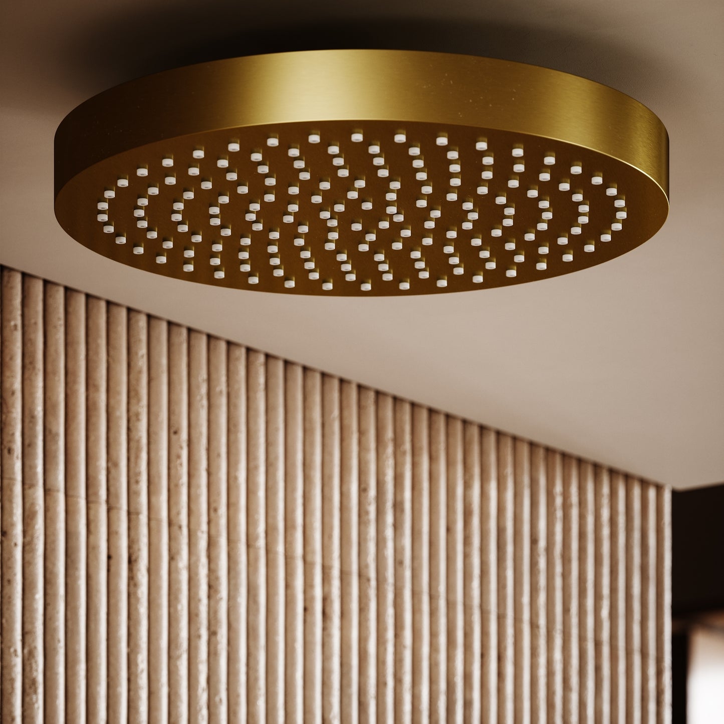 Ceiling Mount Shower Arm Brushed Gold 50mm