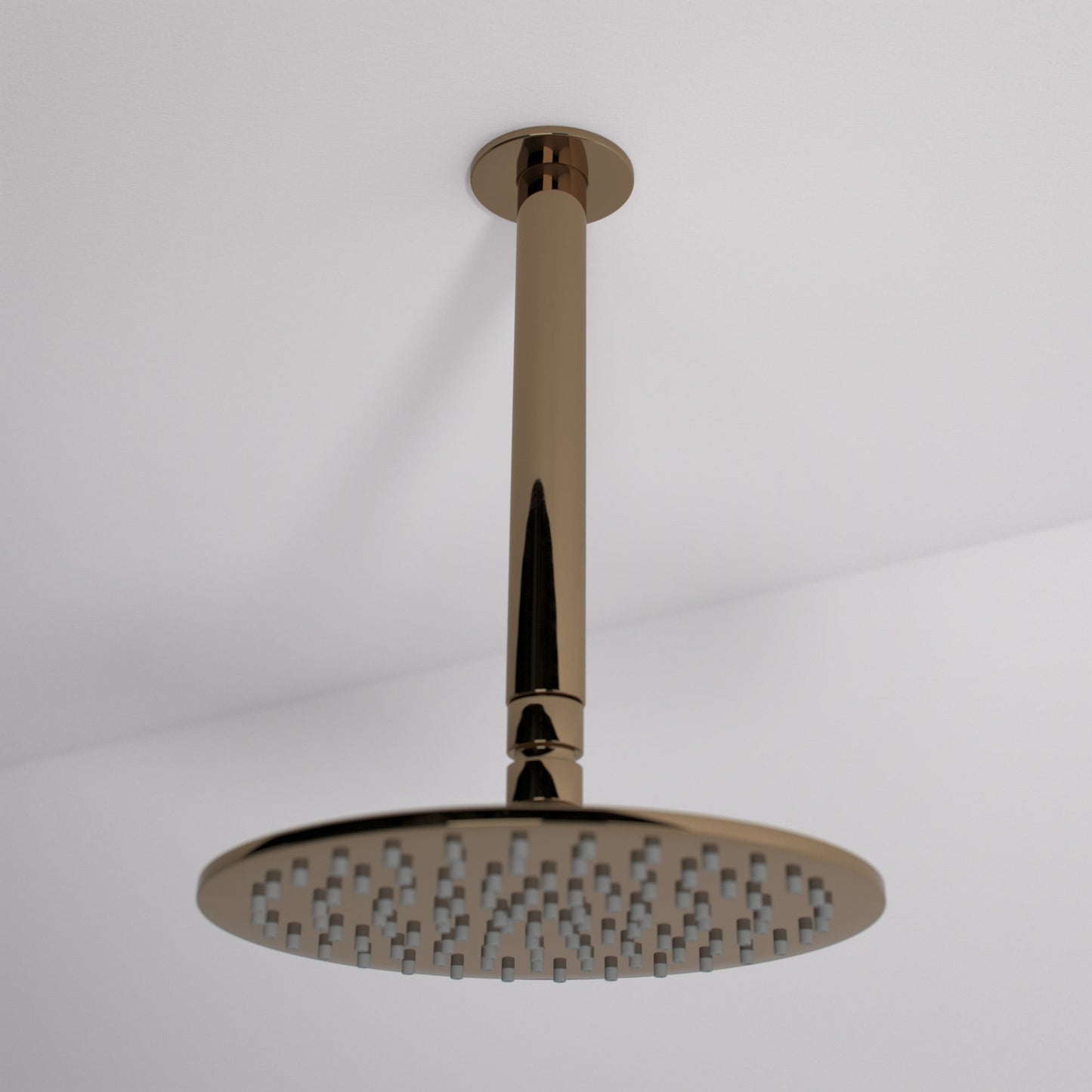 Ceiling Mount Shower Arm Rose Gold 200mm